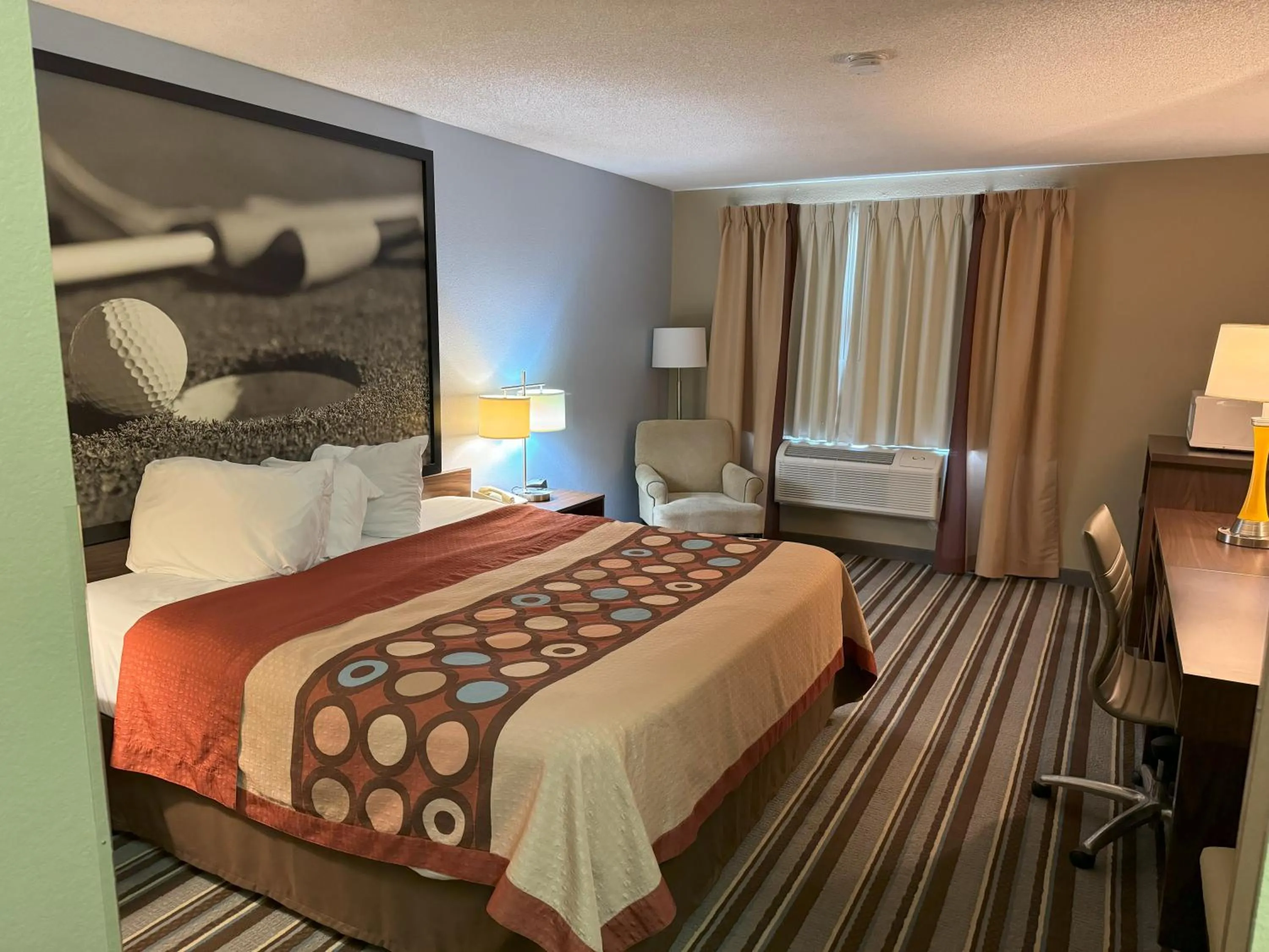 Bed in Super 8 by Wyndham Winfield-Quail Ridge Area