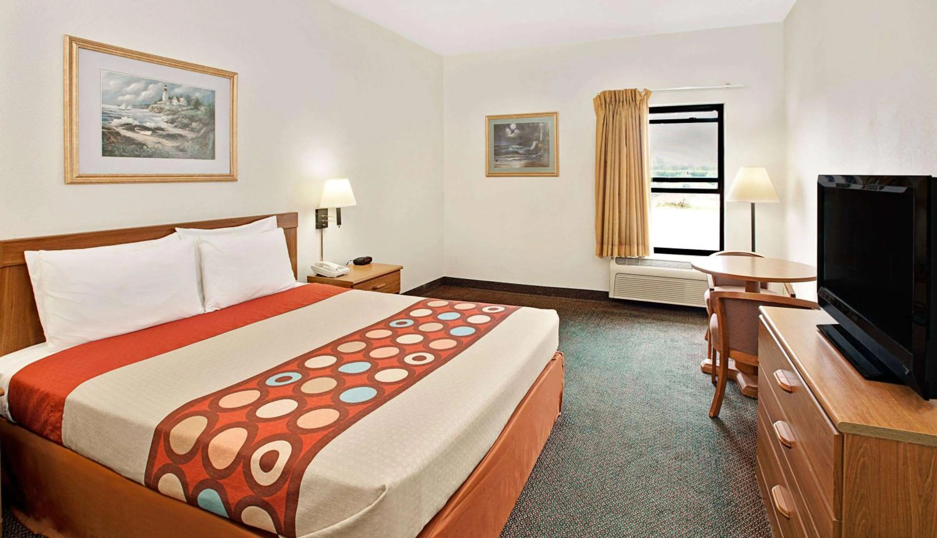 Photo of the whole room, Bed in Super 8 by Wyndham Hampshire IL