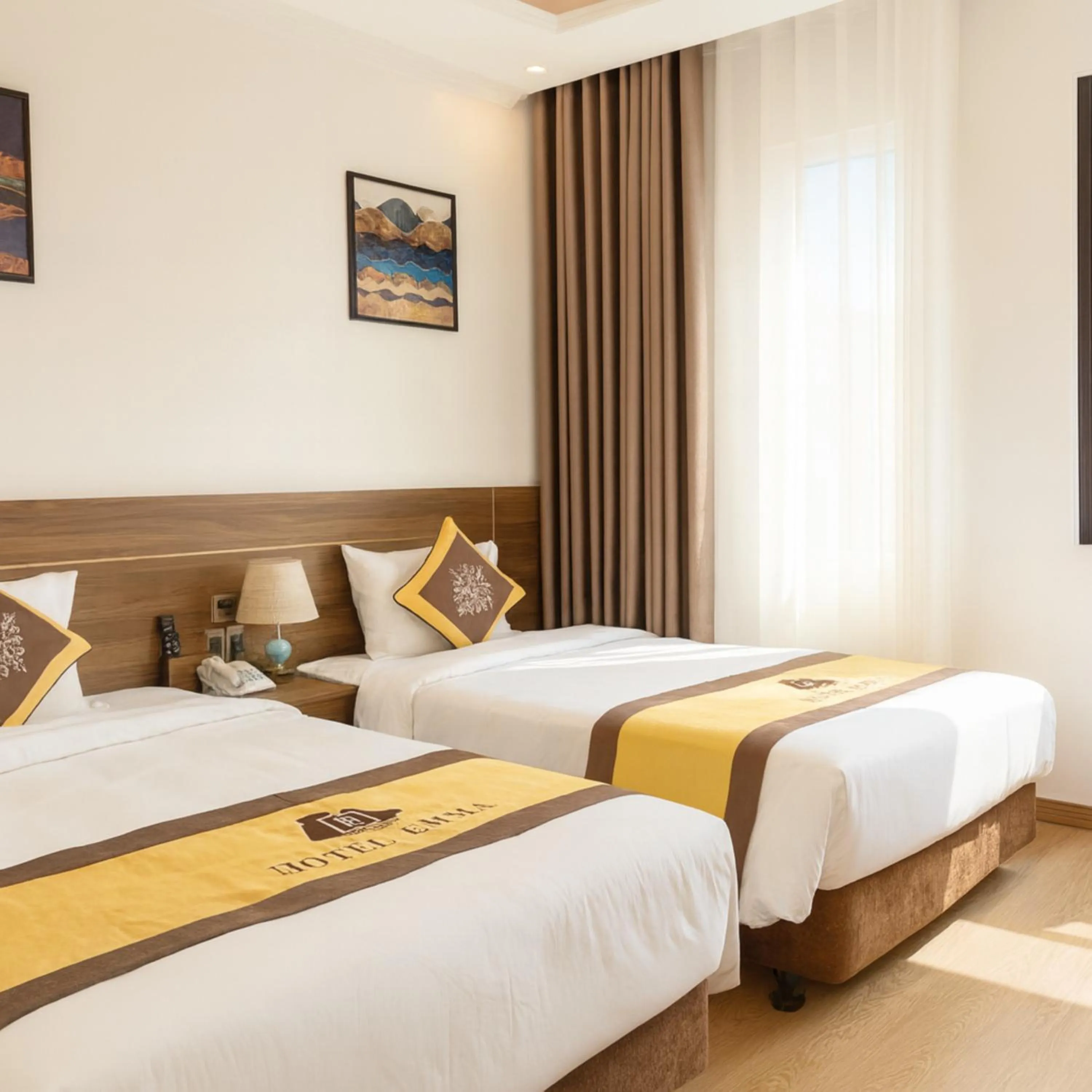 Photo of the whole room in Emma Hotel