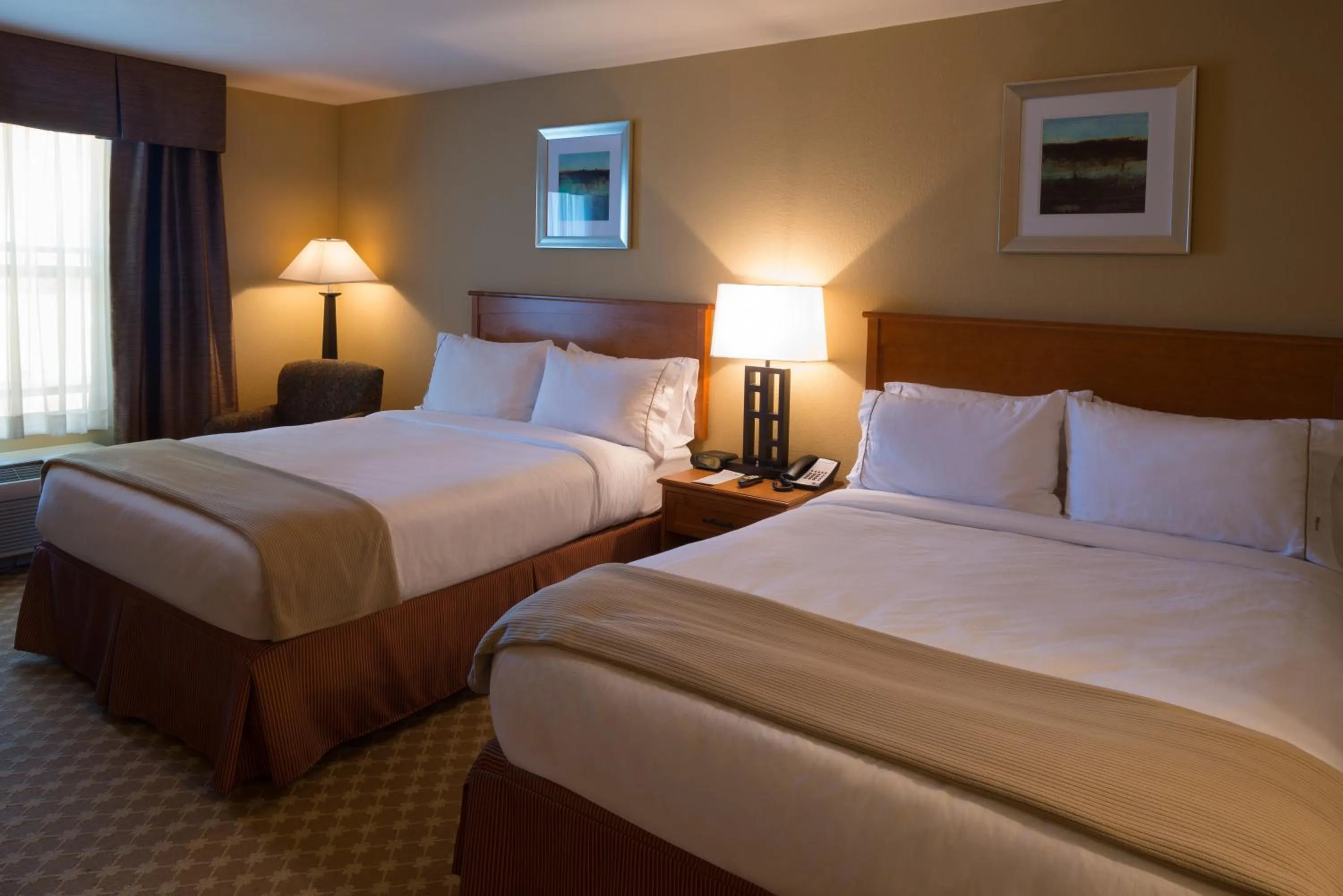 Photo of the whole room, Bed in Holiday Inn Express Hotel & Suites Chicago West Roselle by IHG