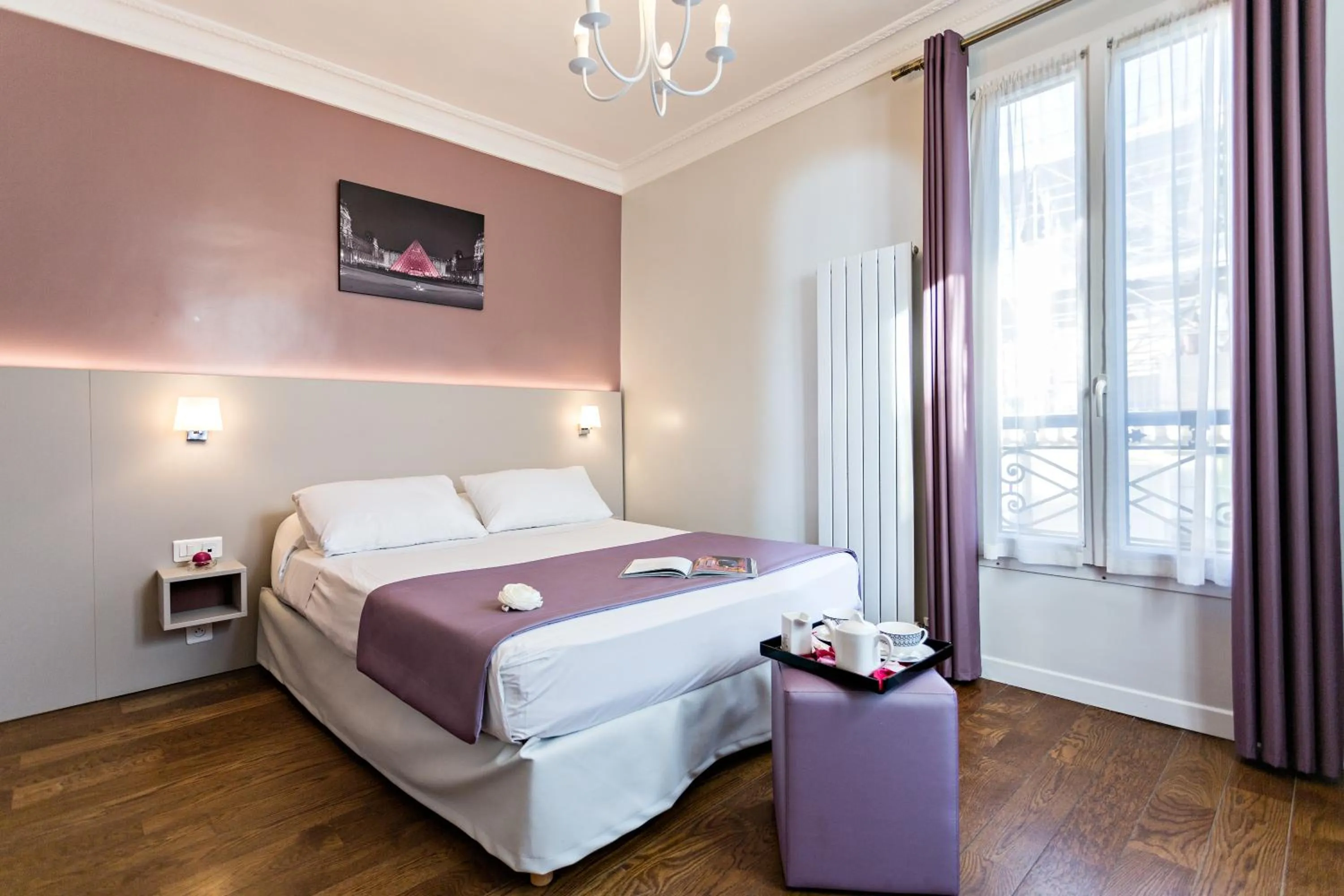 Decorative detail, Bed in Modern Hotel