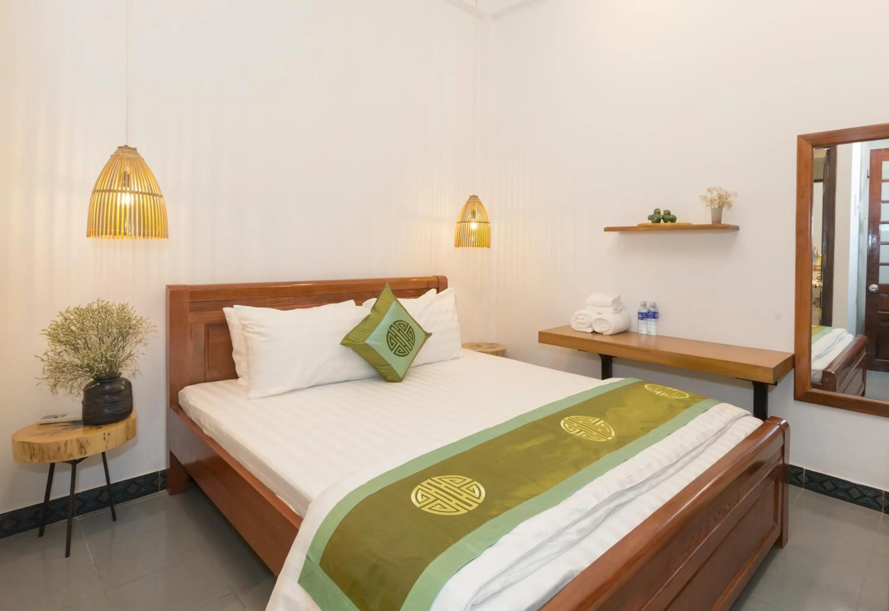 Bed in Purple Hue Central Hub