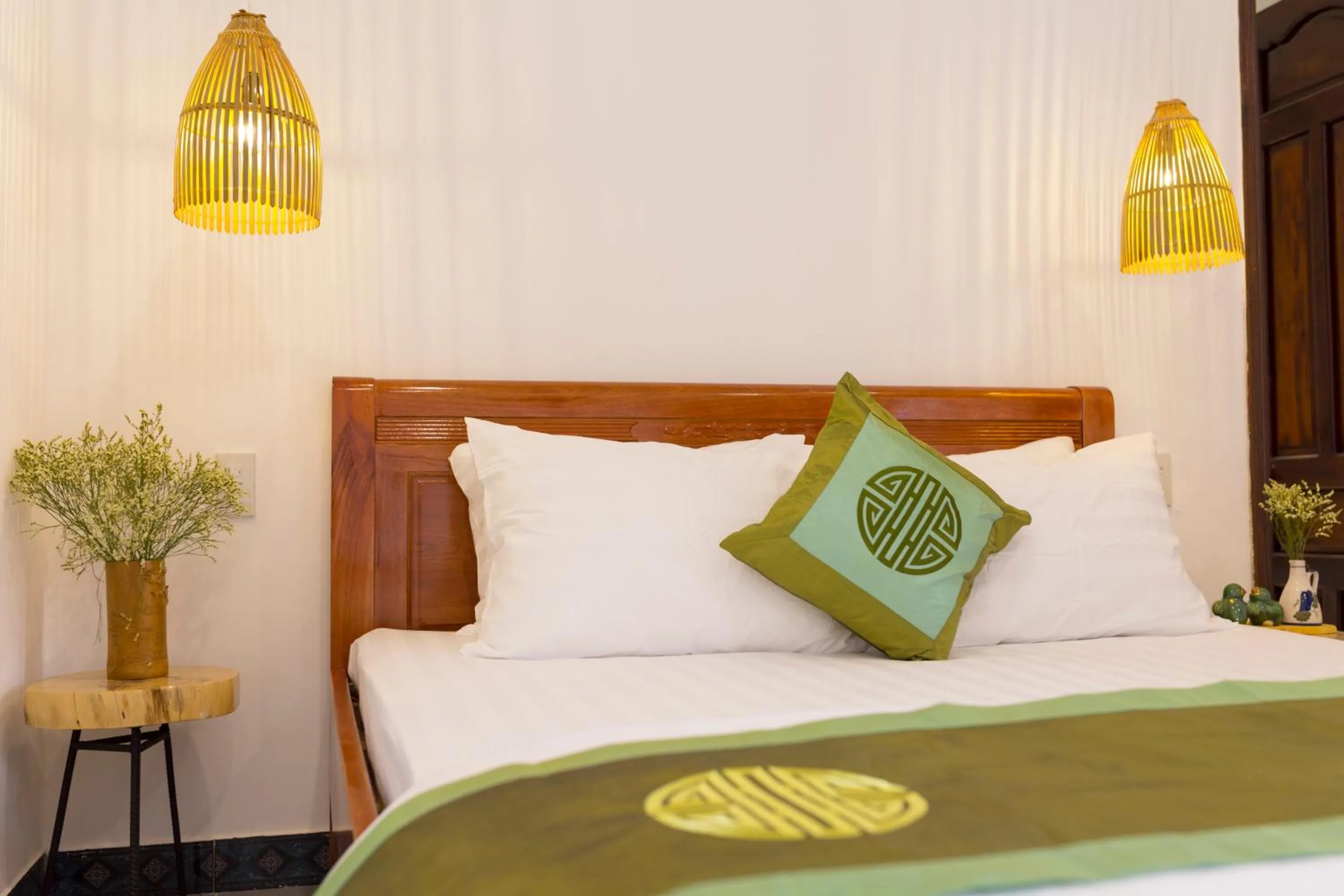 Bed in Purple Hue Central Hub