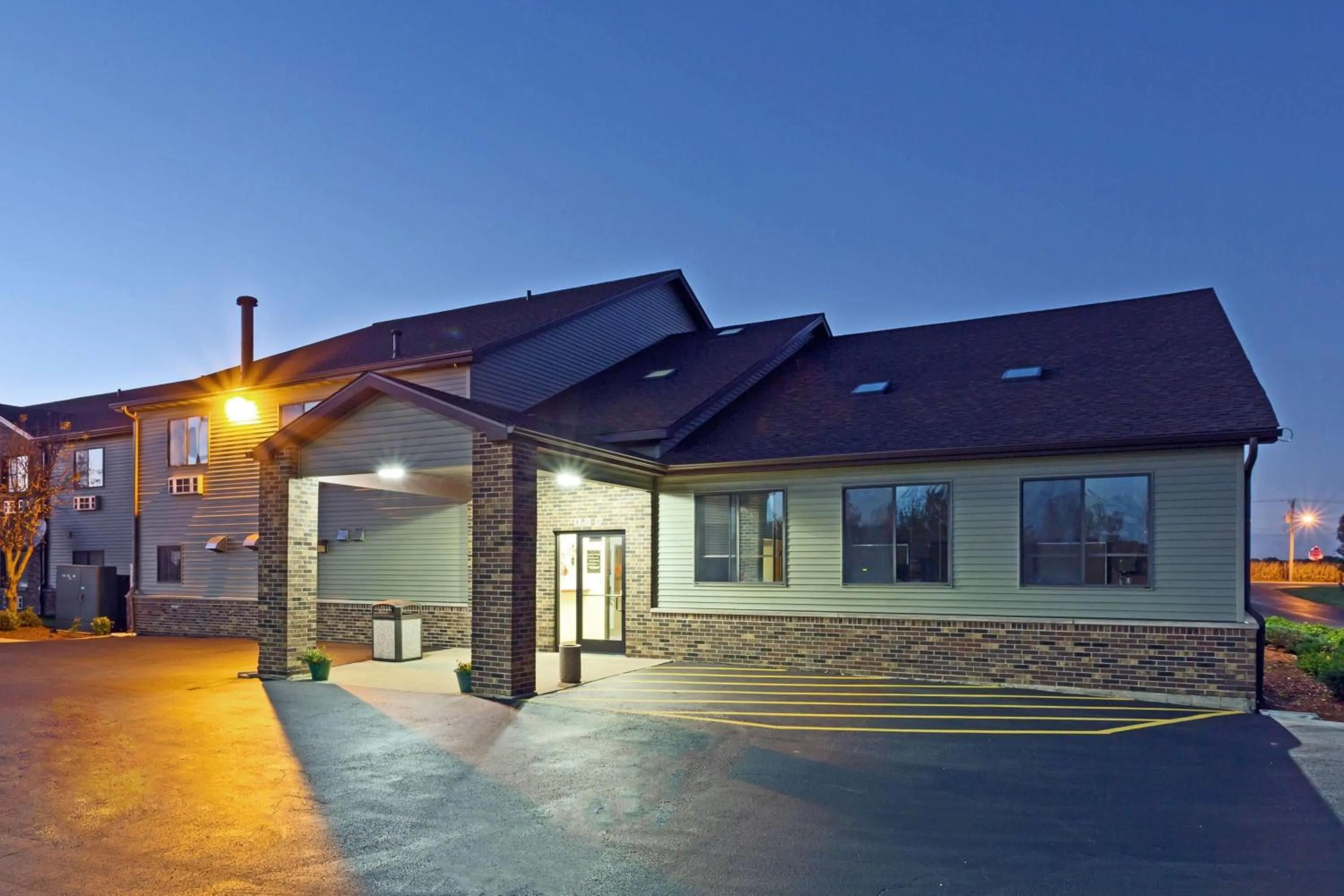 Property building in Super 8 by Wyndham DeKalb IL