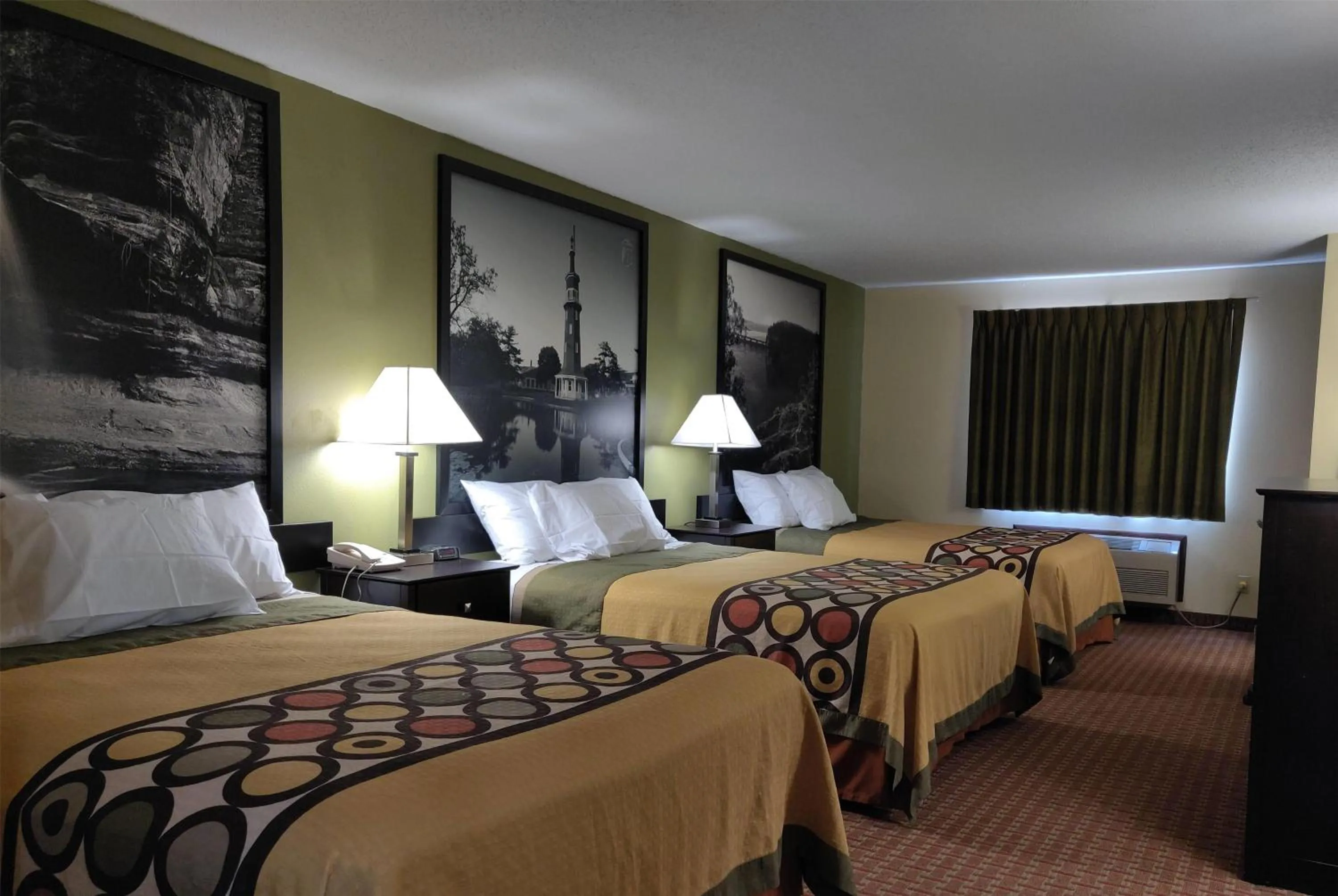 Photo of the whole room, Bed in Super 8 by Wyndham DeKalb IL