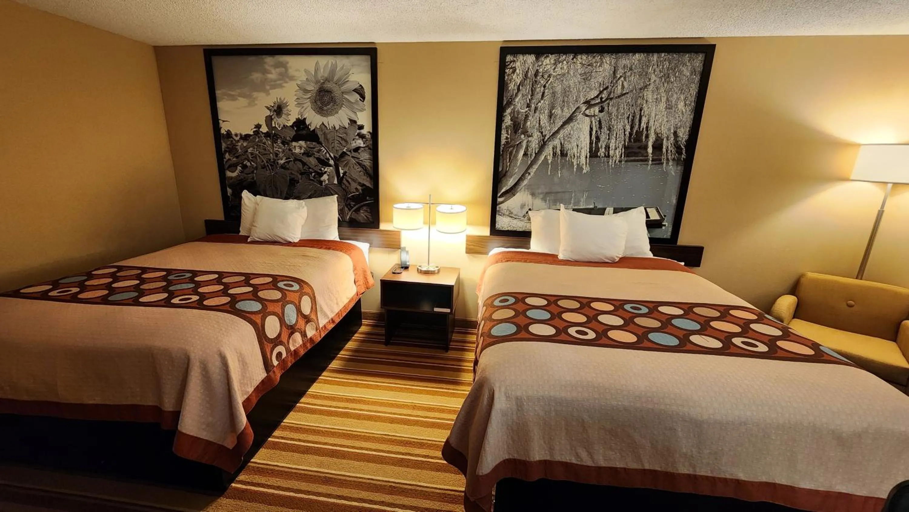 Bed in Super 8 by Wyndham Salina I-70