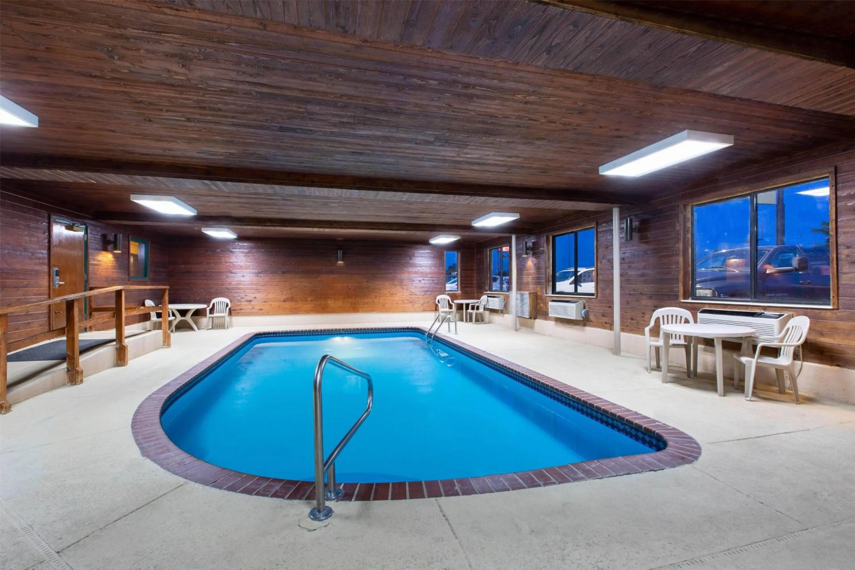 Pool view in Super 8 by Wyndham Salina I-70