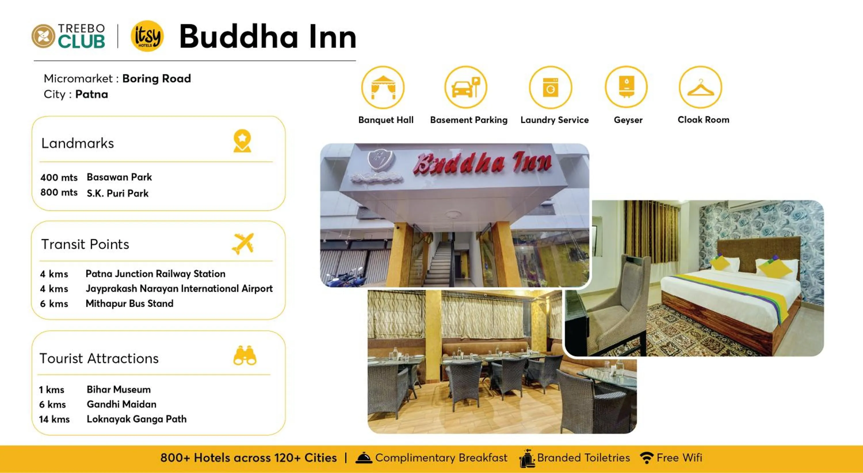 Bed in Itsy Hotels Buddha Inn