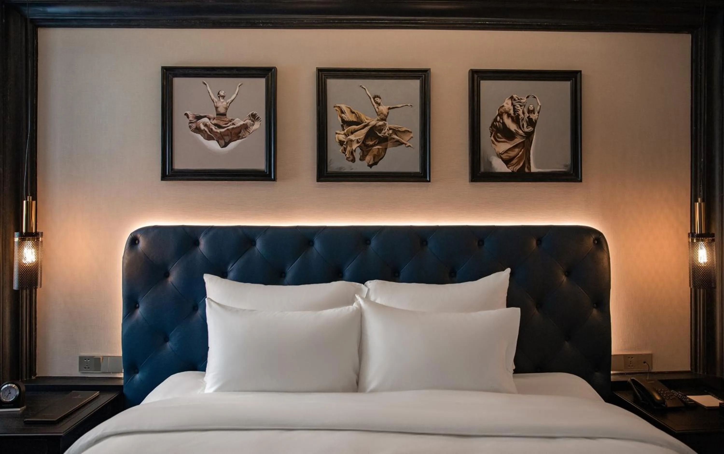 Bed in La Sinfonía del Rey Hotel & Spa