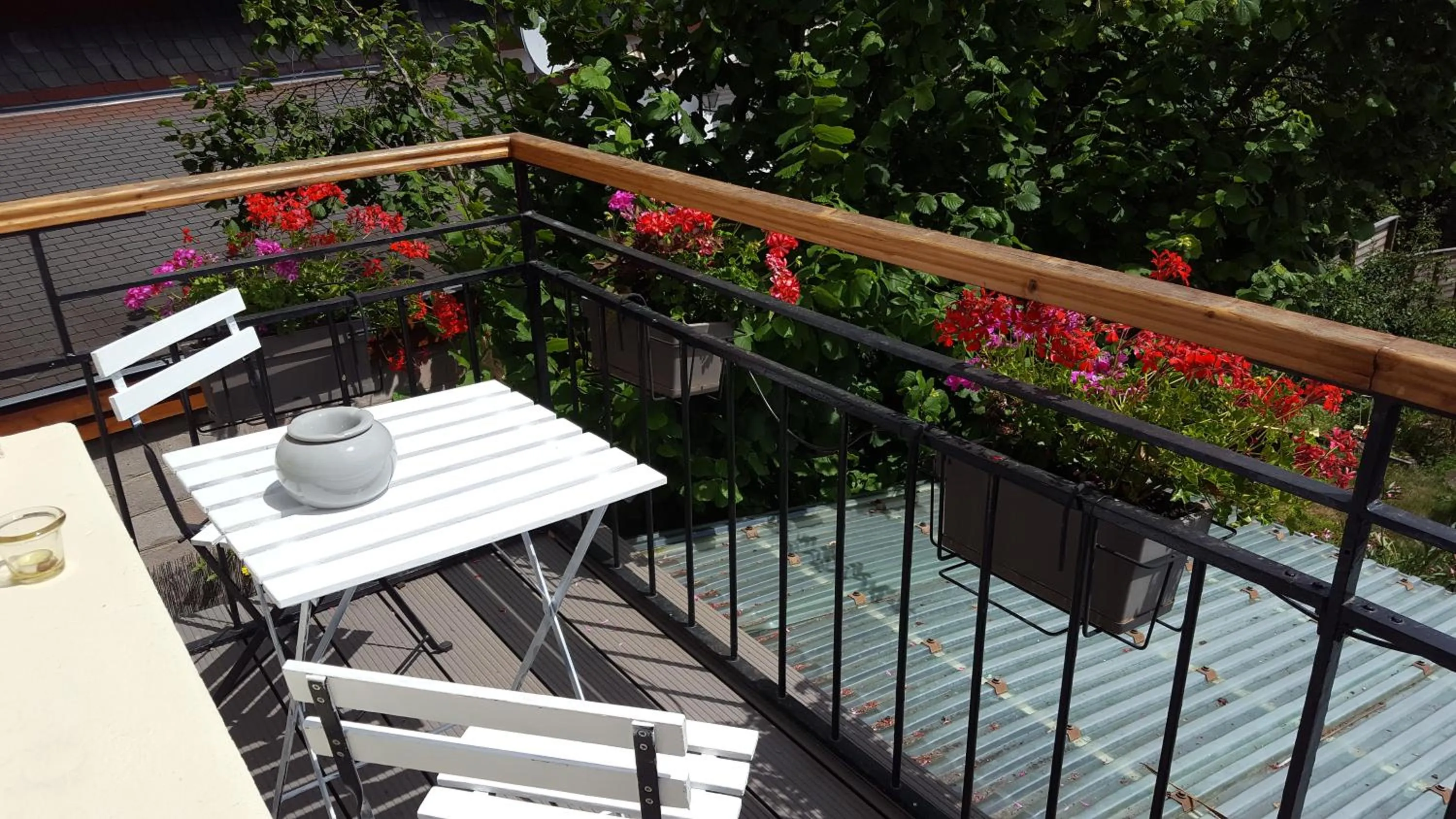Balcony/Terrace in Les Iris Chambres d’hôte