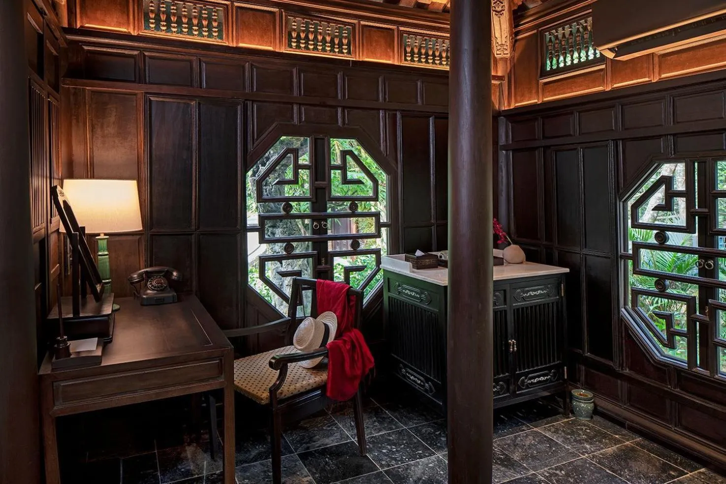 Living room, Bed in Ancient Huế Garden Houses