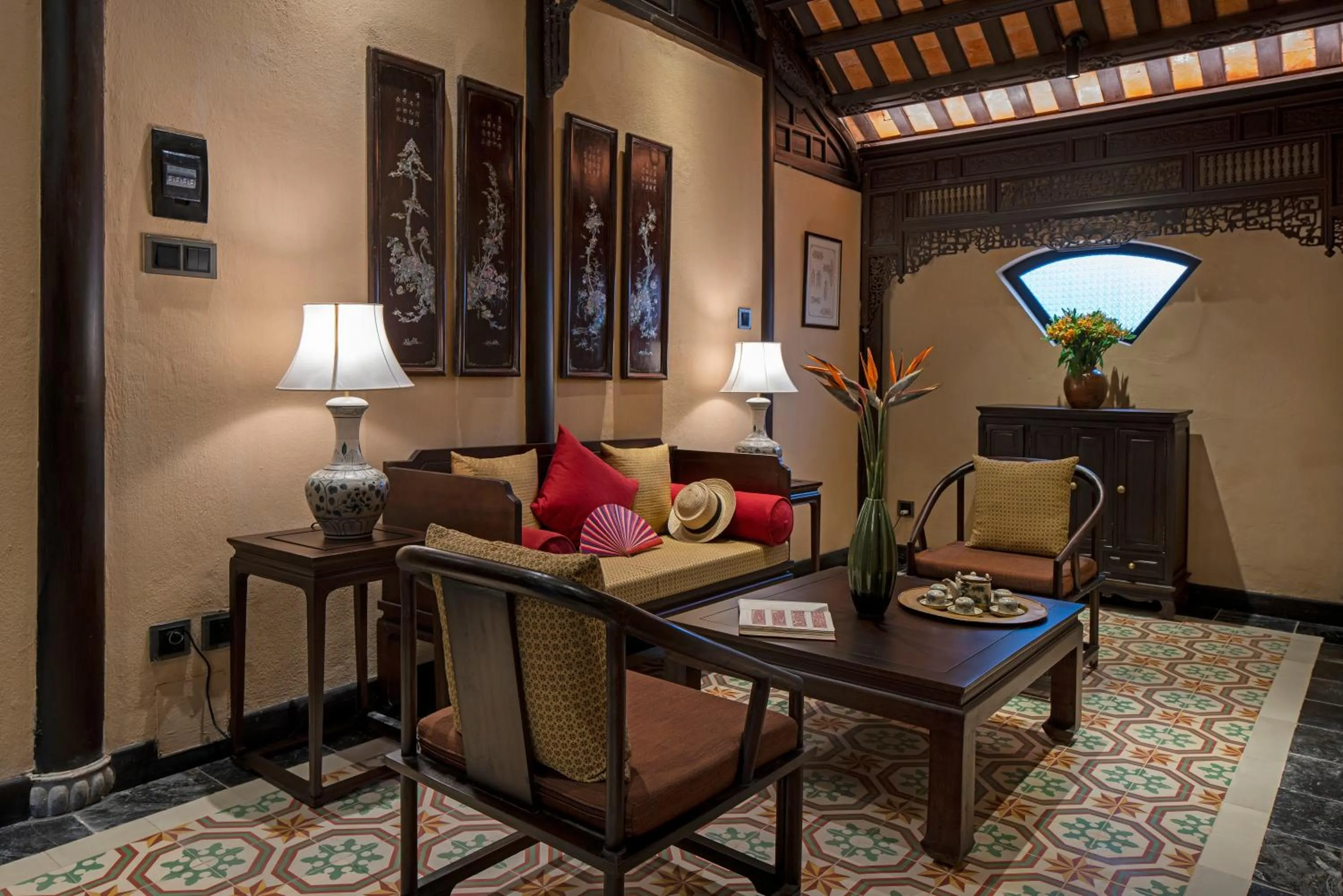 Living room in Ancient Huế Garden Houses