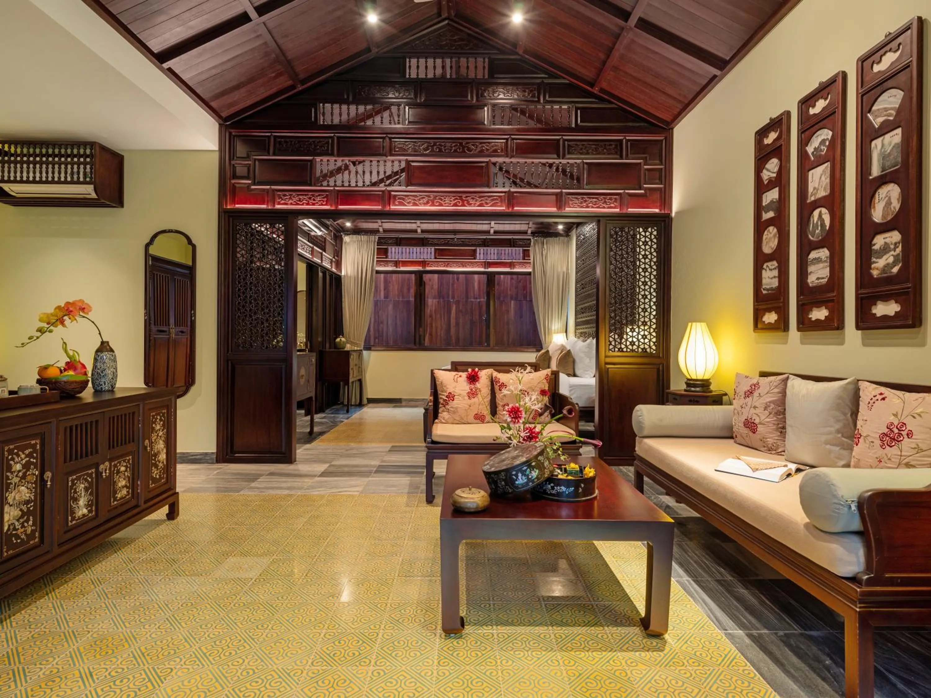 Living room in Ancient Huế Garden Houses