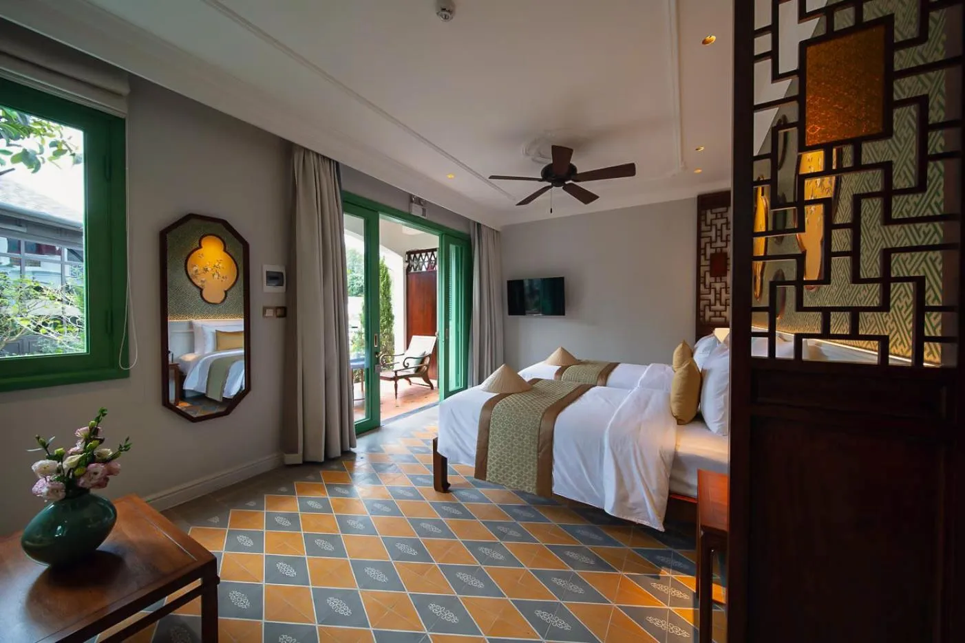 TV and multimedia, Bed in Ancient Huế Garden Houses