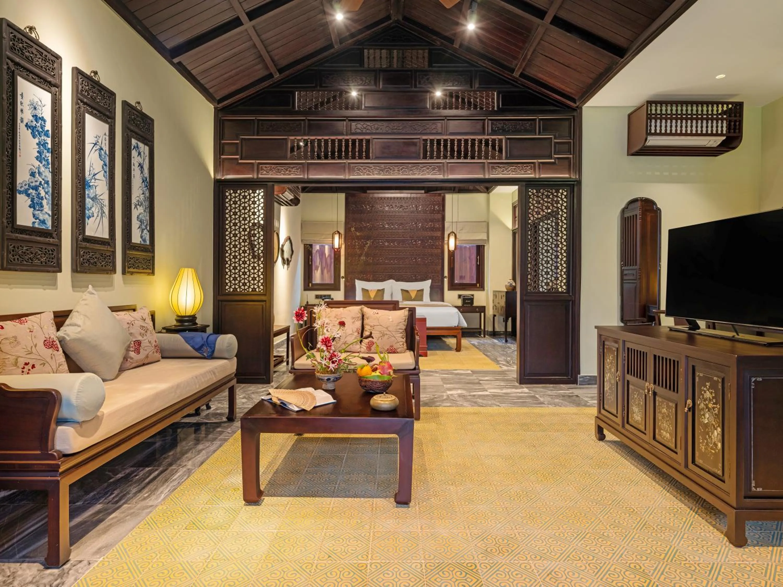 Living room in Ancient Huế Garden Houses
