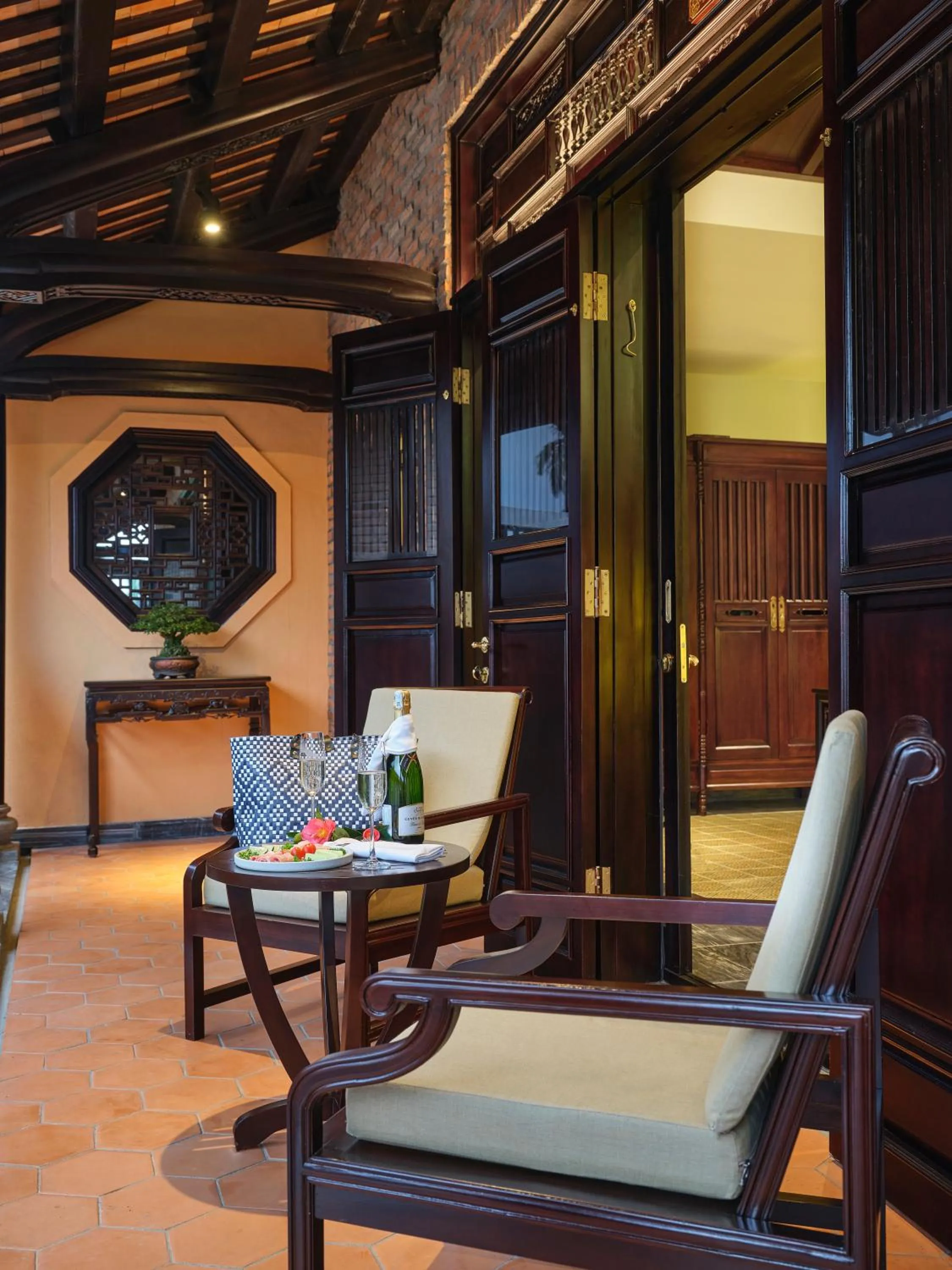 Balcony/Terrace in Ancient Huế Garden Houses