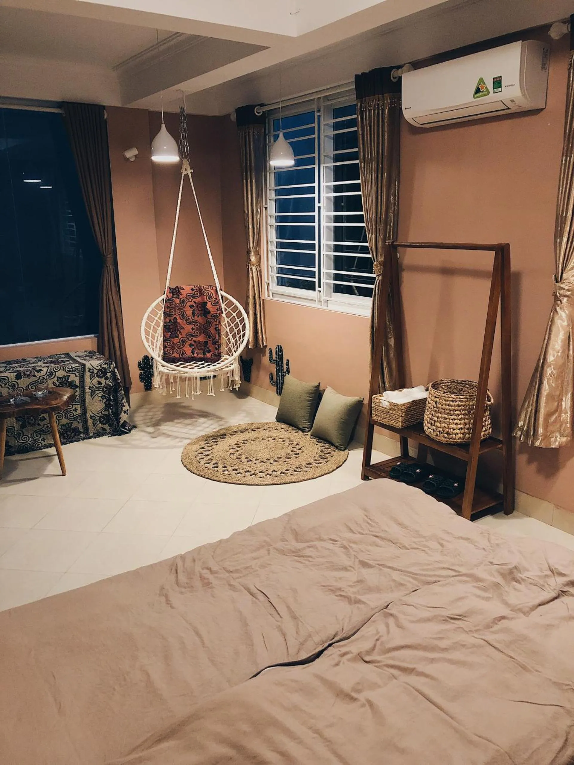 Bed in Cactus Homestay