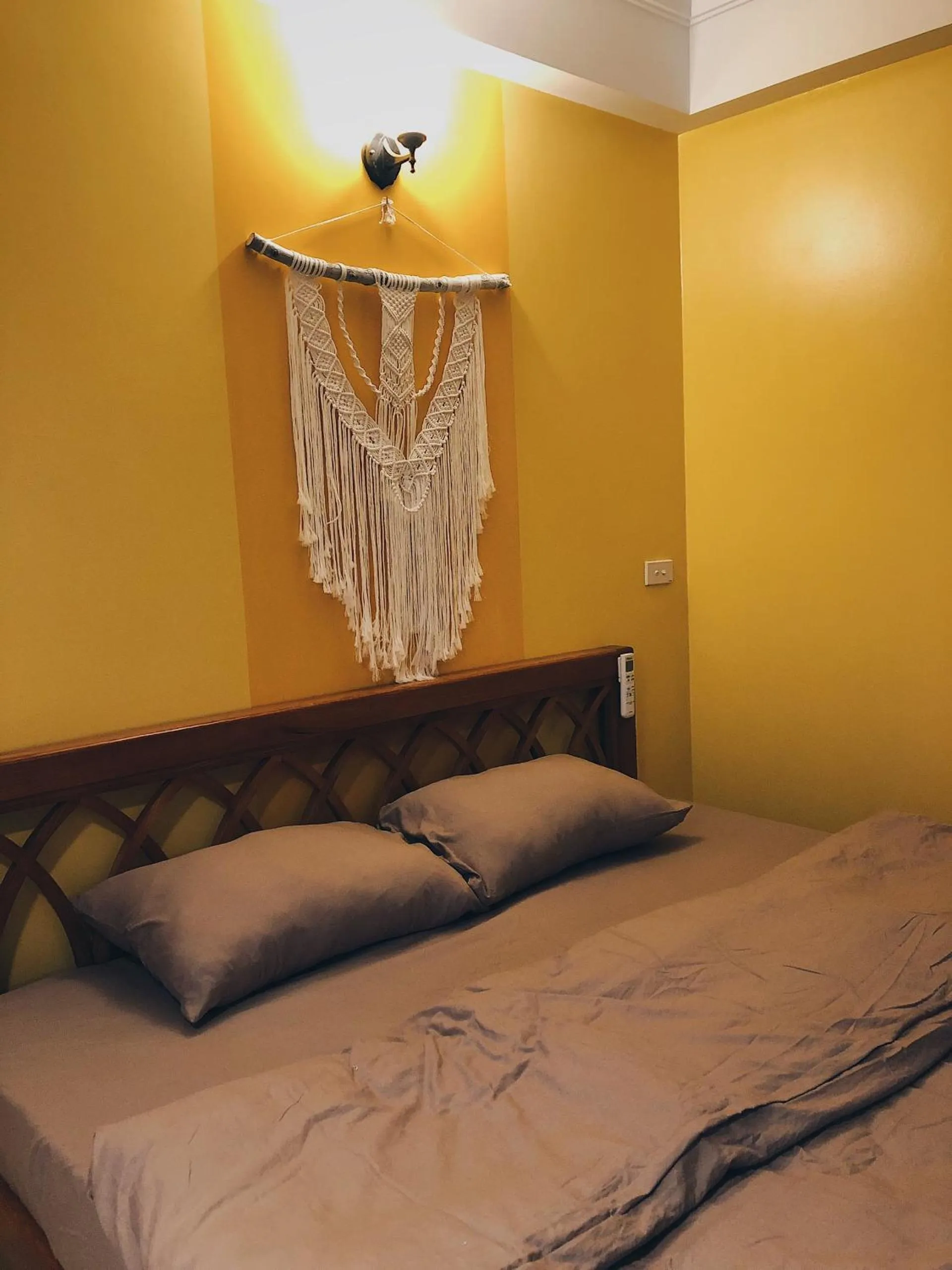 Bed in Cactus Homestay