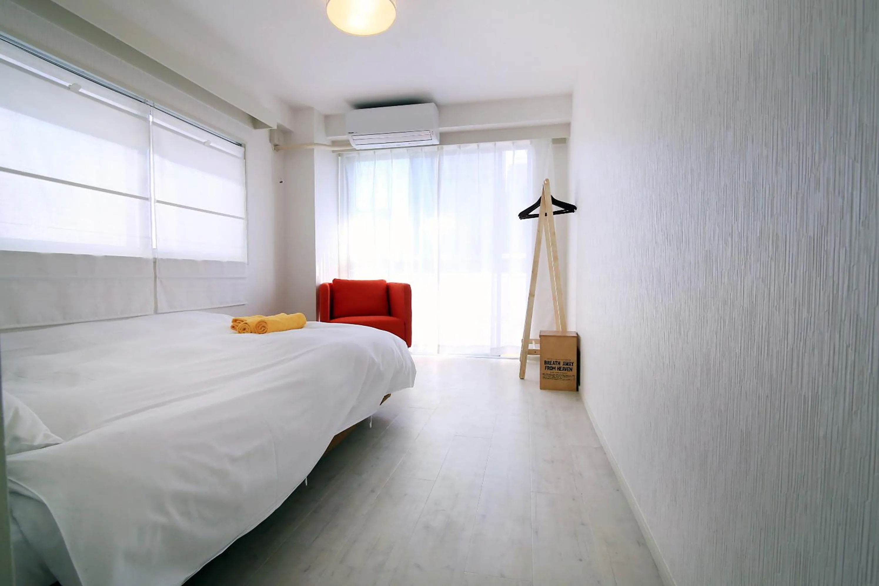 Bed in TOMARU MORISITA HOUSE