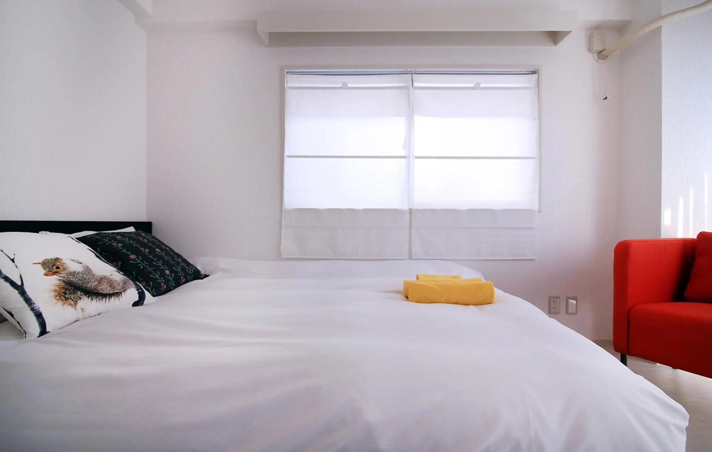 Bed in TOMARU MORISITA HOUSE