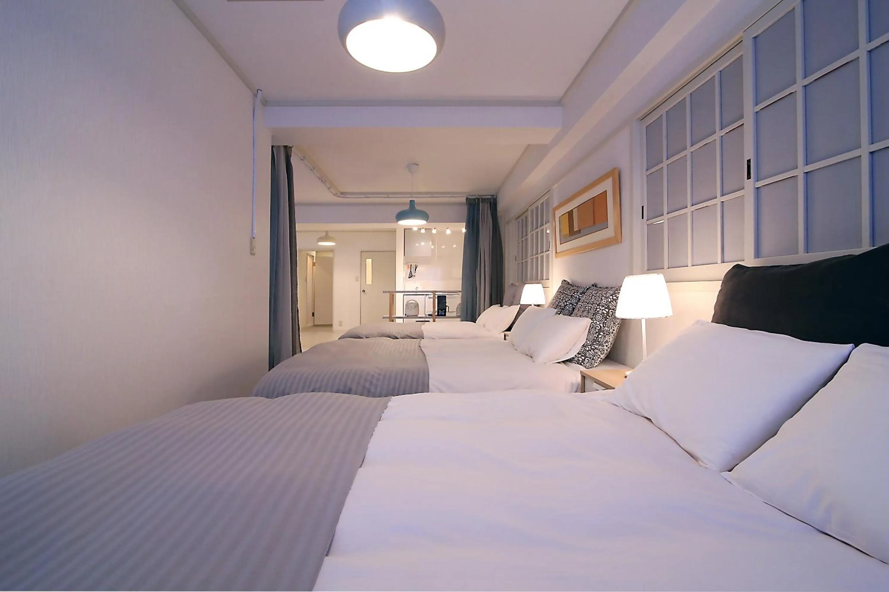 Bed in TOMARU MORISITA HOUSE