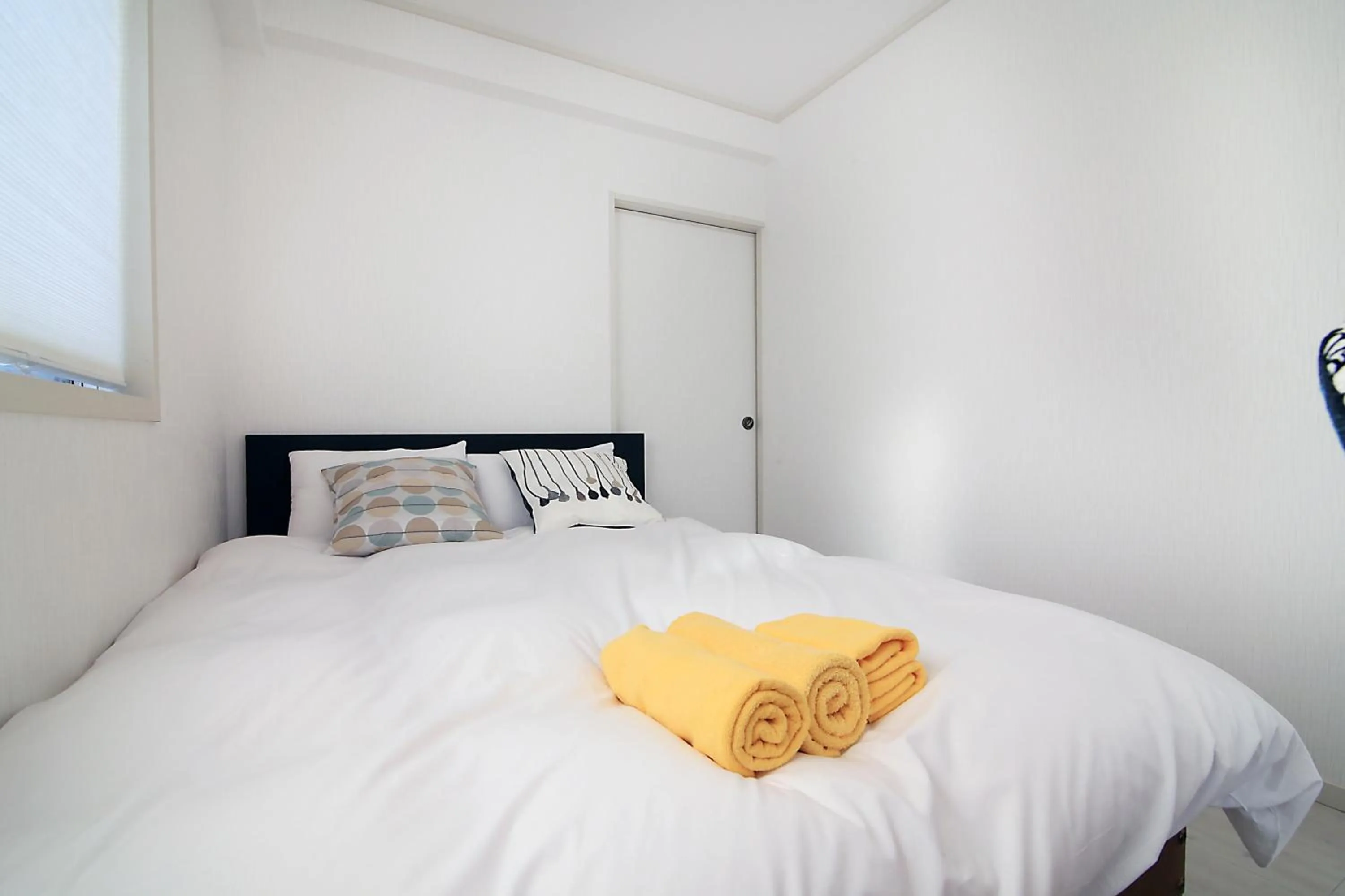 Bed in TOMARU MORISITA HOUSE