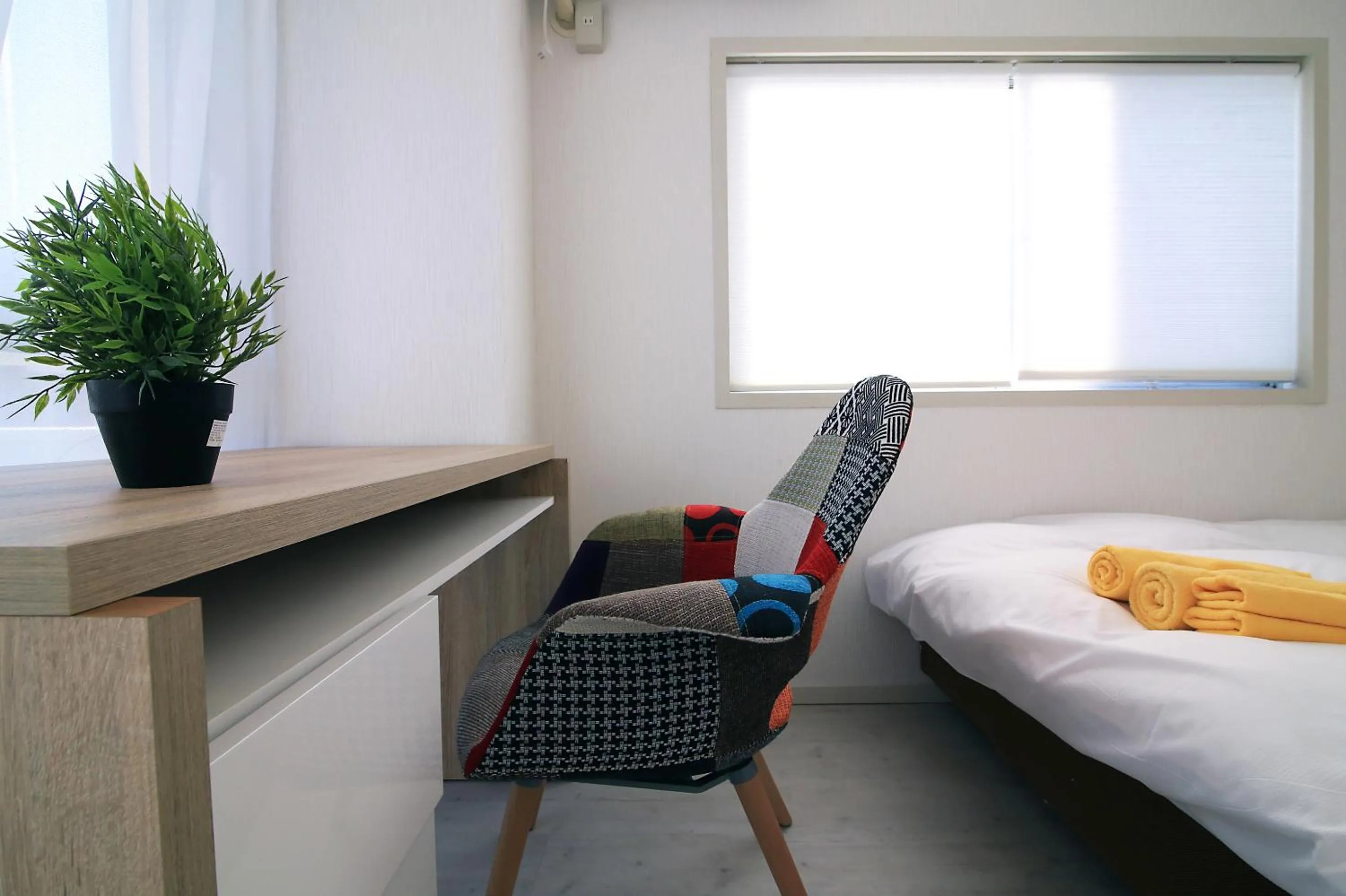 Bed in TOMARU MORISITA HOUSE