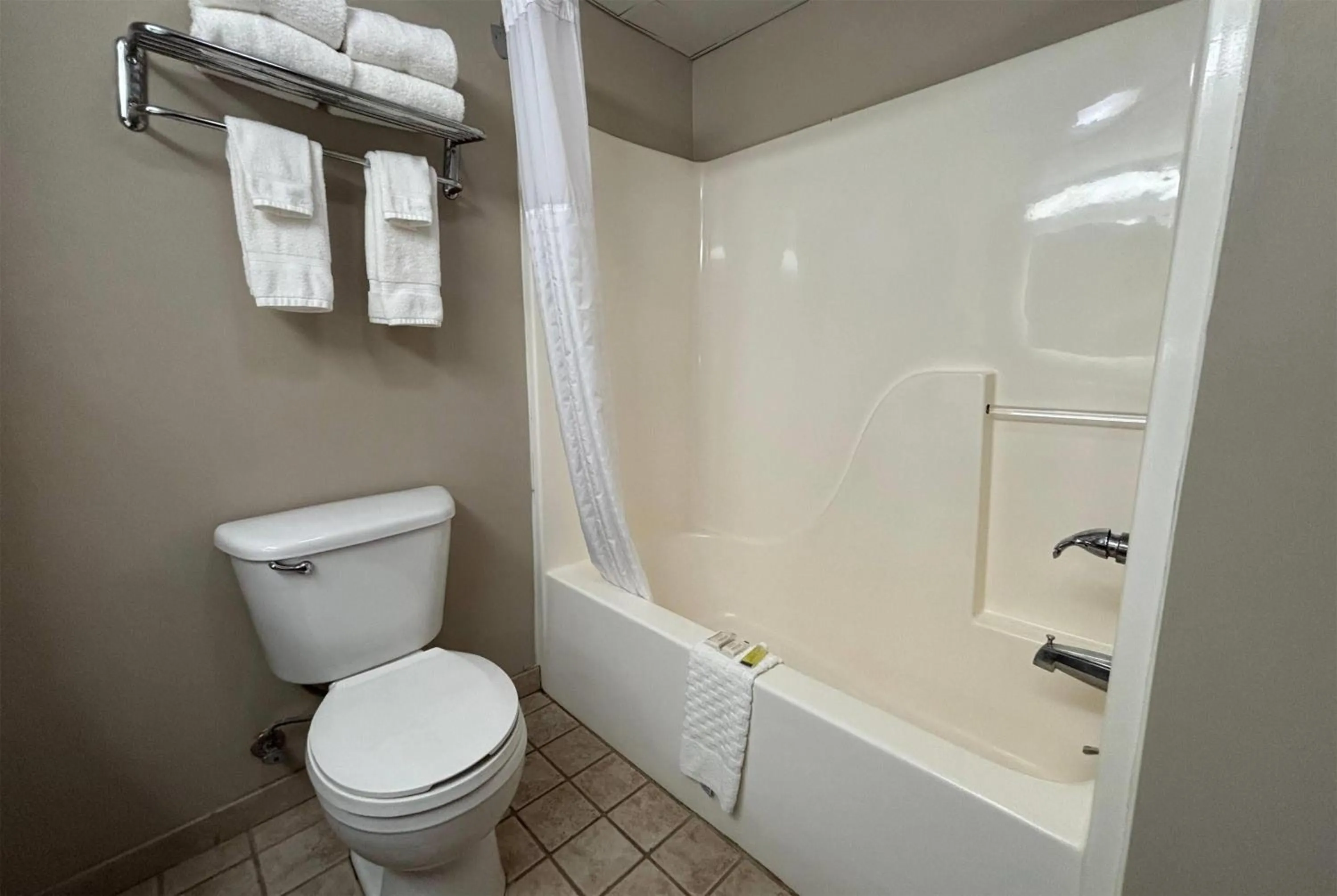 Bathroom in Super 8 by Wyndham Grayville