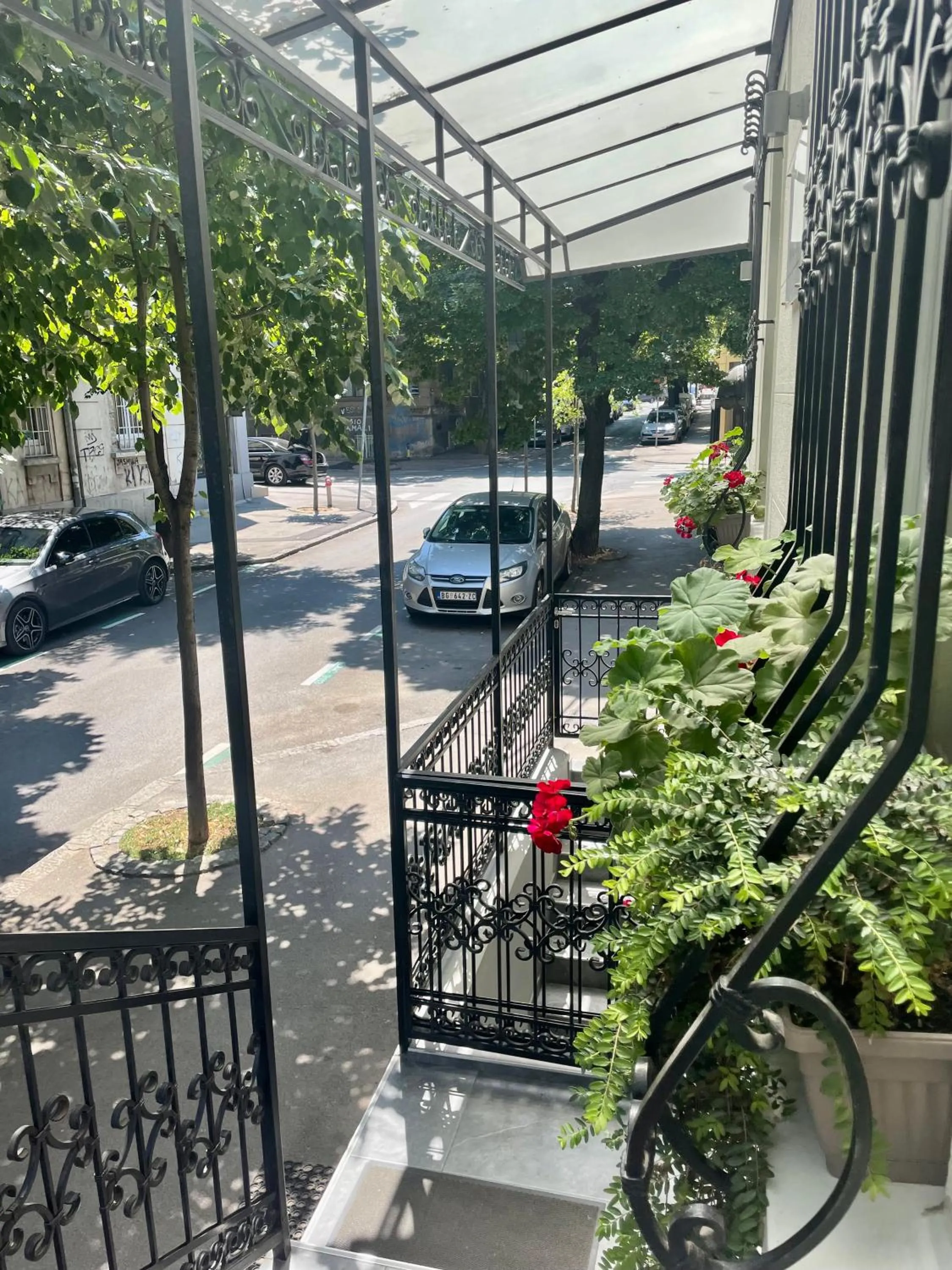 City view in M House Belgrade Residence