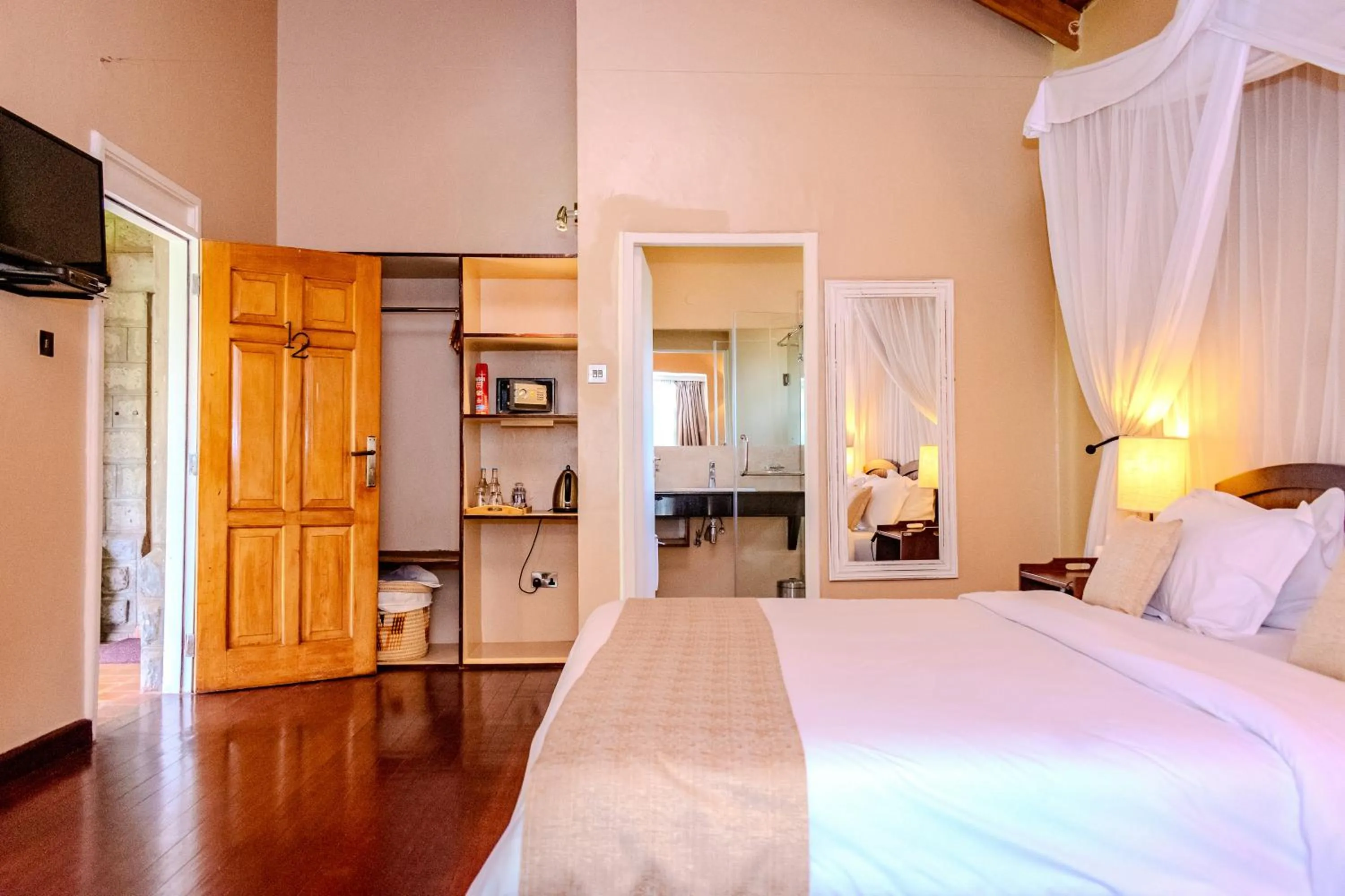 Bed in Aero Club of East Africa