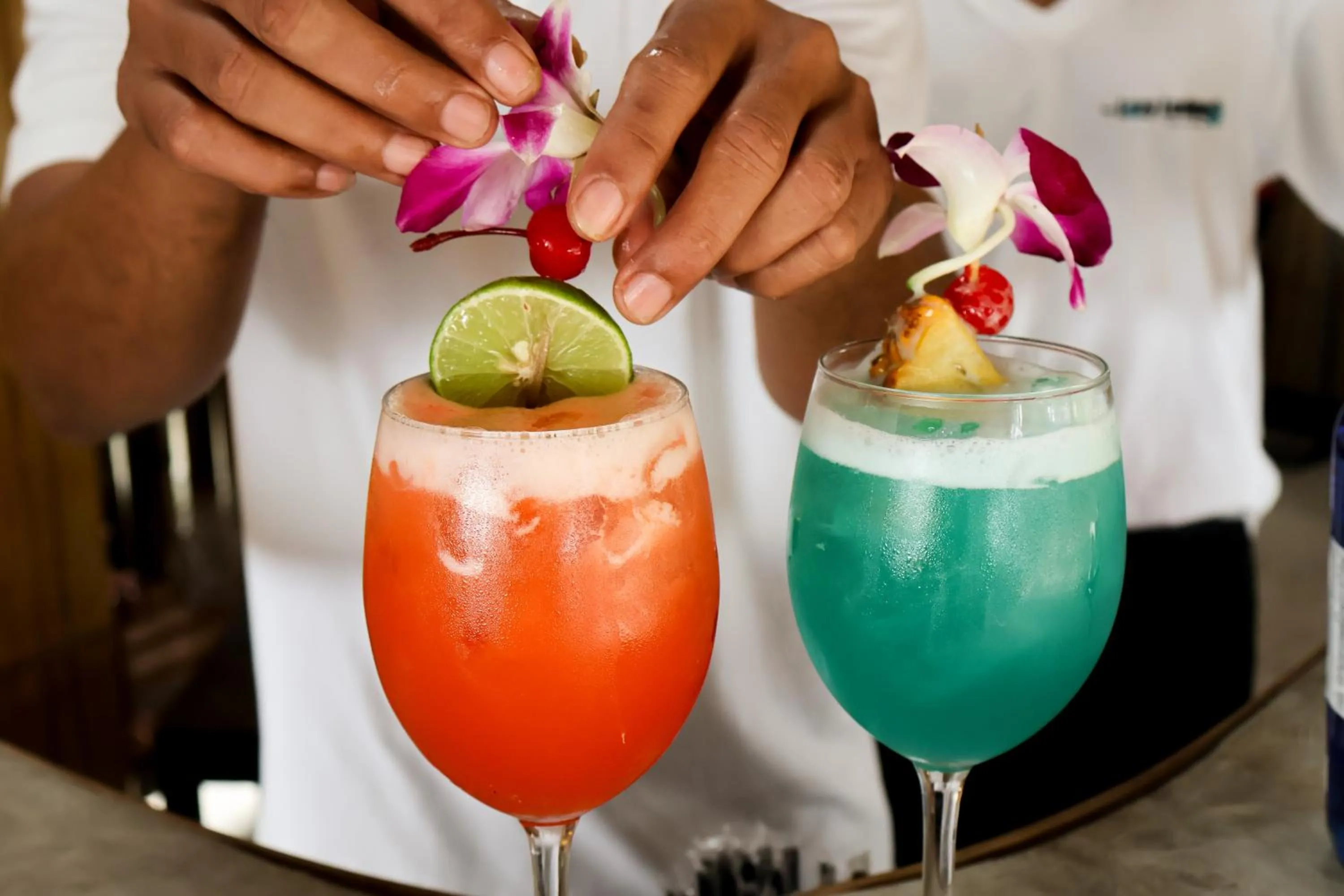 Drinks in The Lazy Lodge