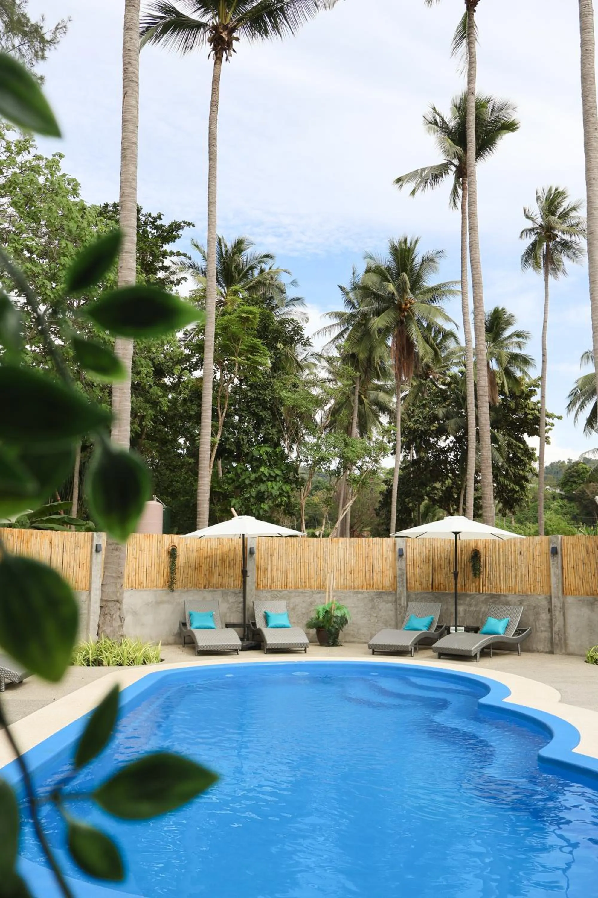 Swimming pool in The Lazy Lodge