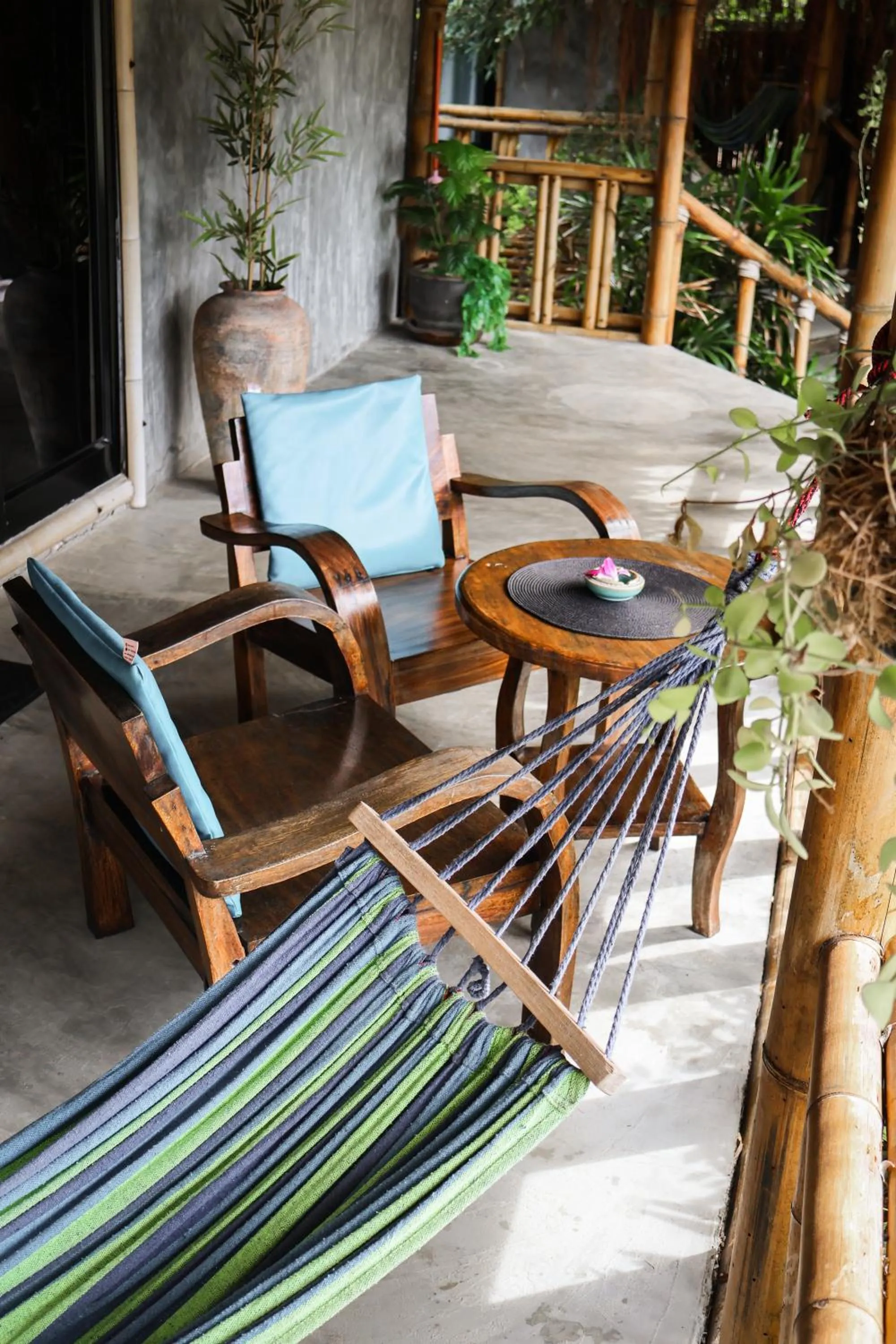 Balcony/Terrace in The Lazy Lodge