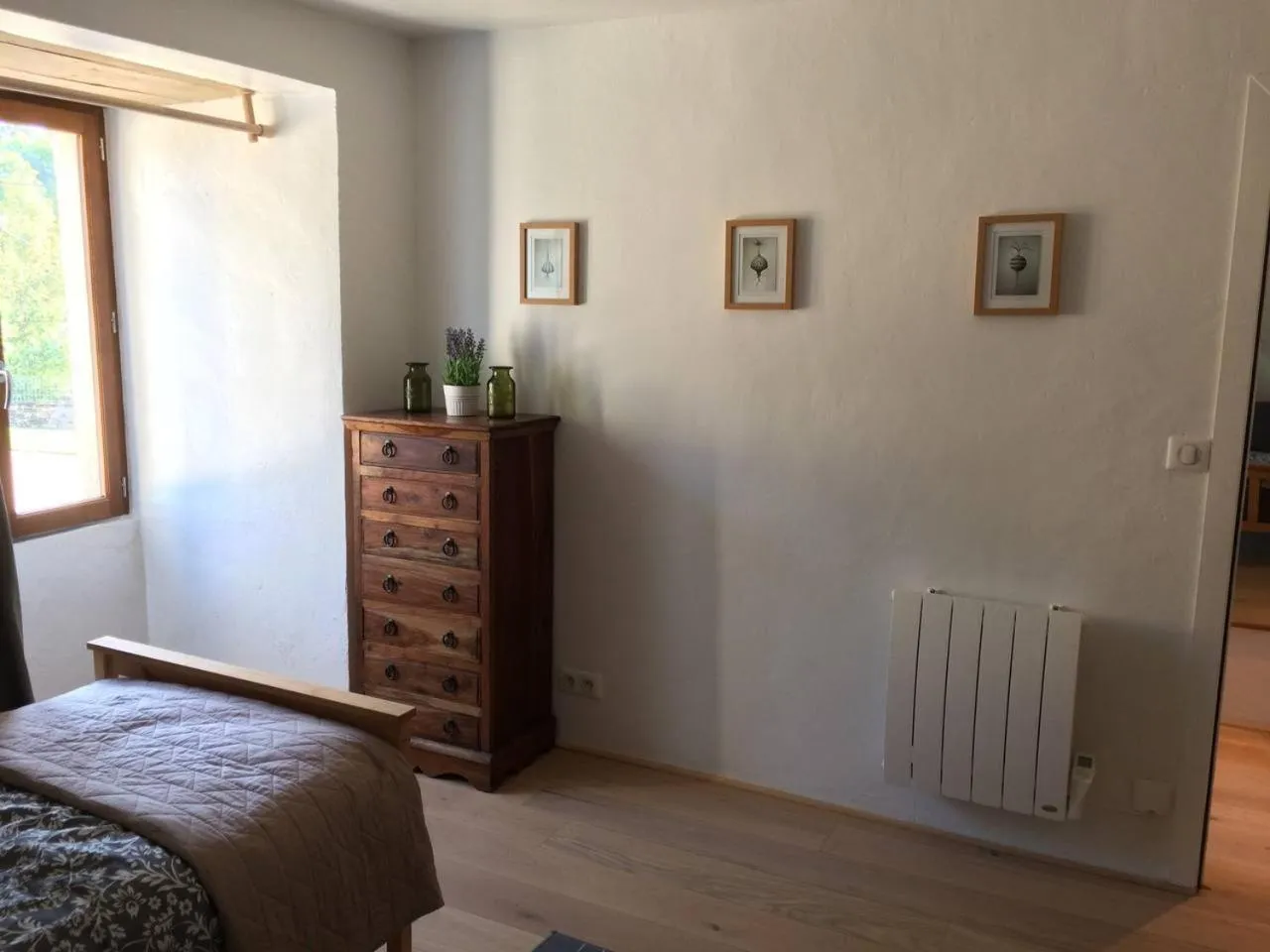 Bed in The Annexe Chadalais