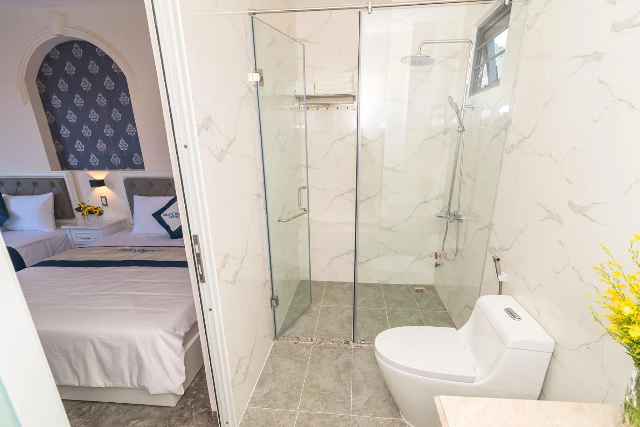 Bathroom in Sun Beach Hotel