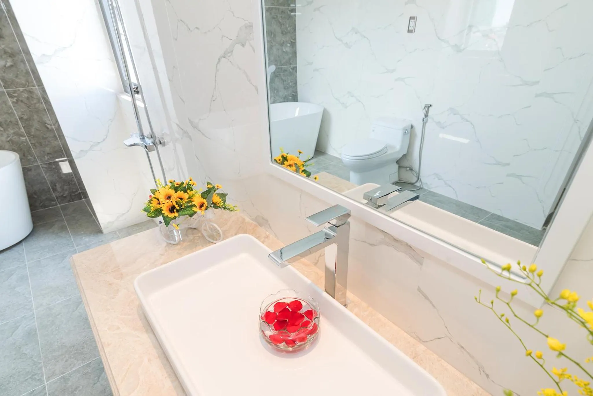 Bathroom in Sun Beach Hotel