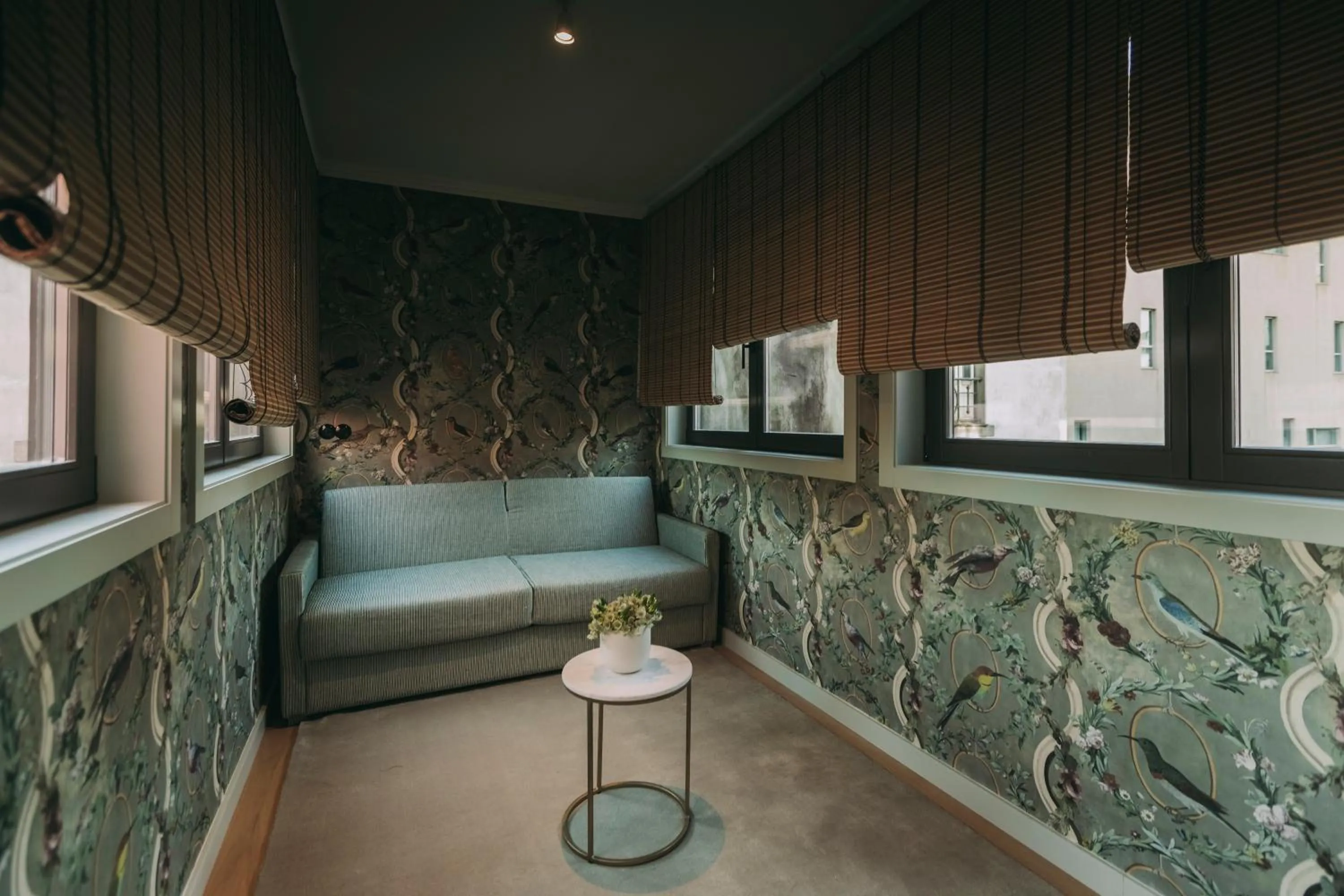 Seating area in Torel Palace Porto