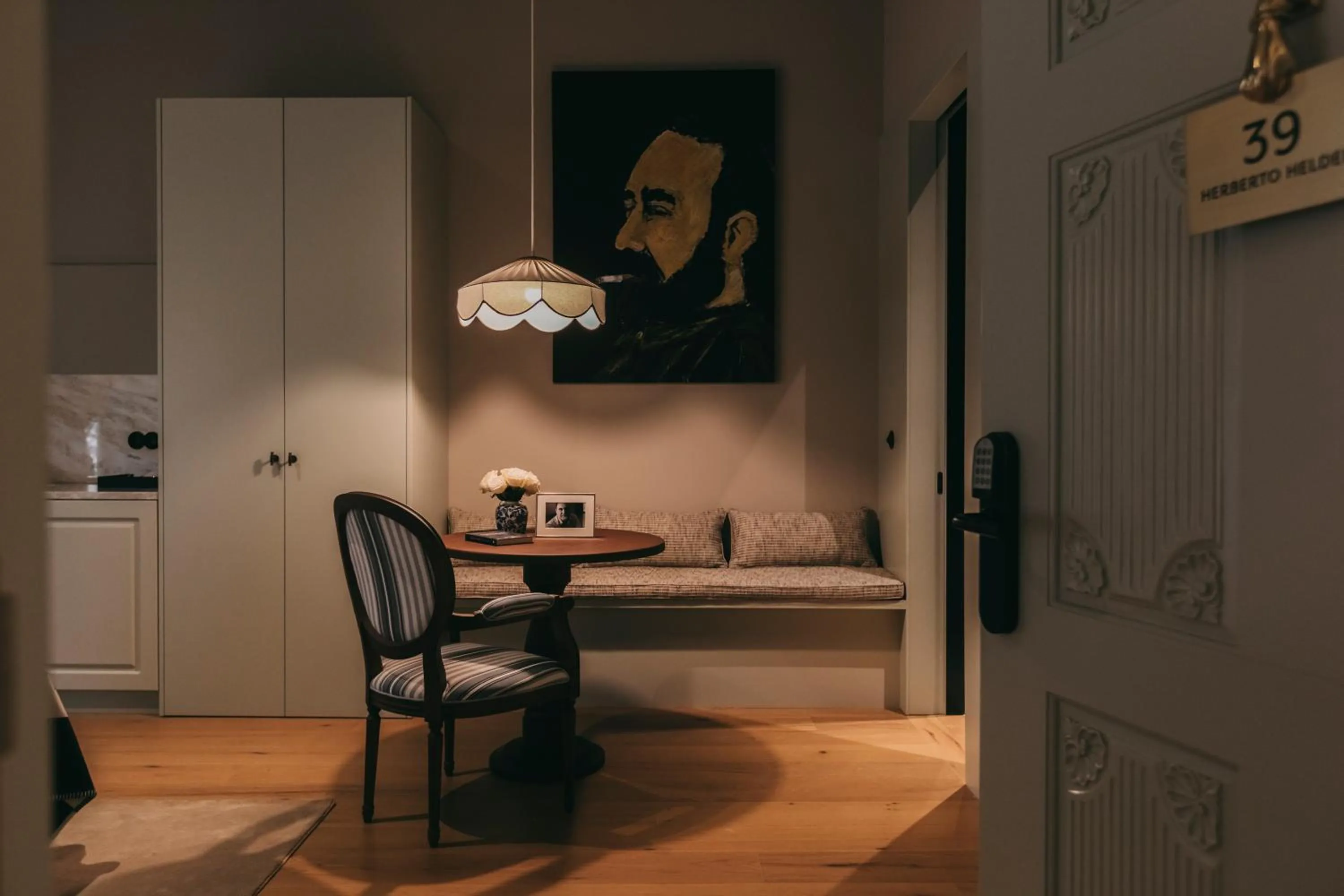 Seating area in Torel Palace Porto