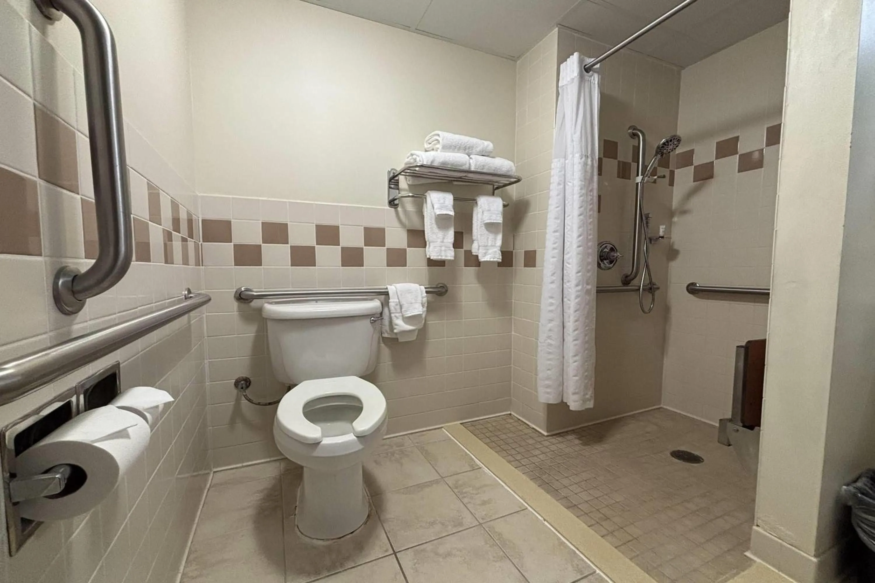 Bathroom in AmericInn by Wyndham Monmouth