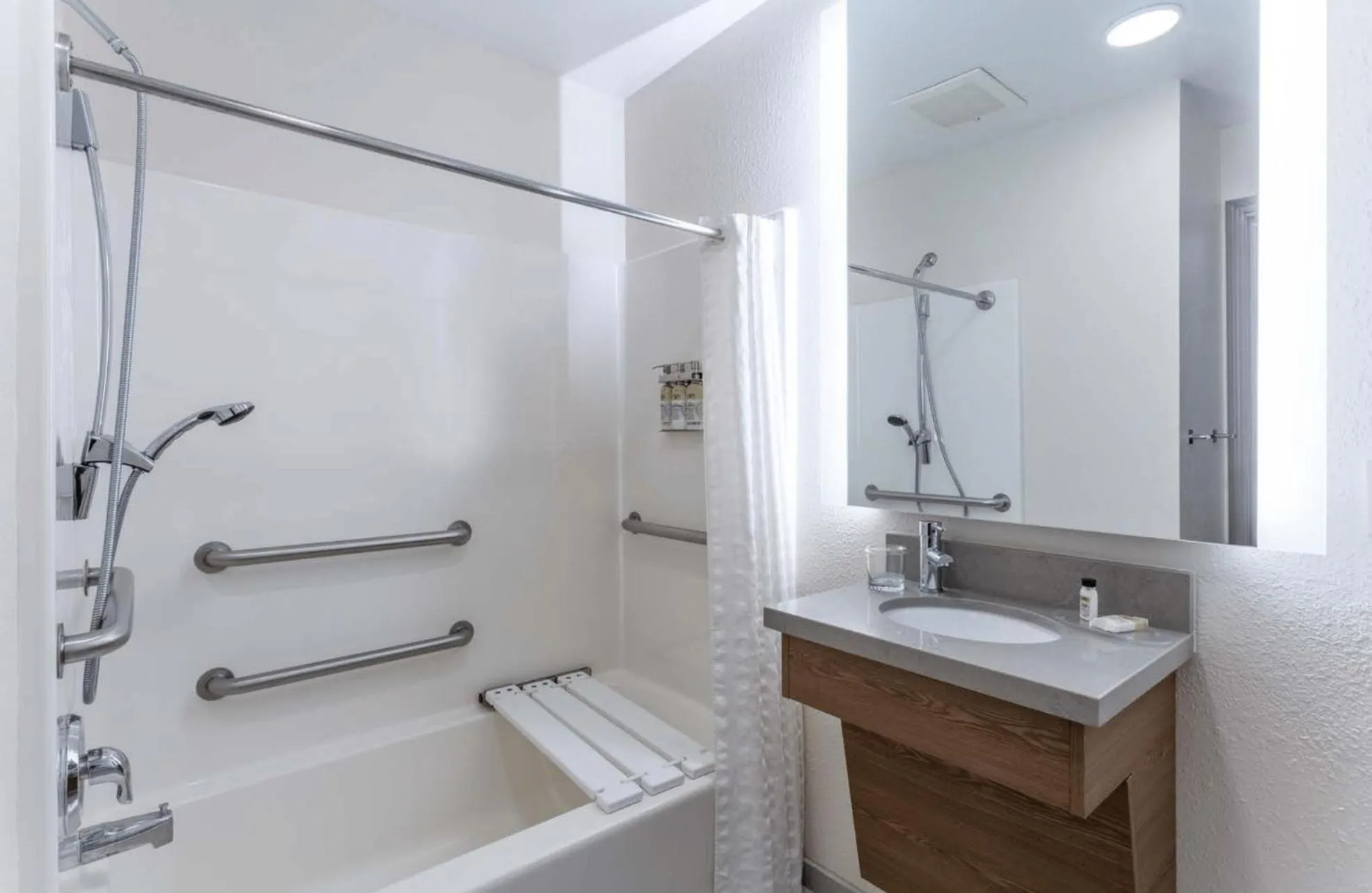 Bathroom in Candlewood Suites Ofallon, Il - St. Louis Area by IHG