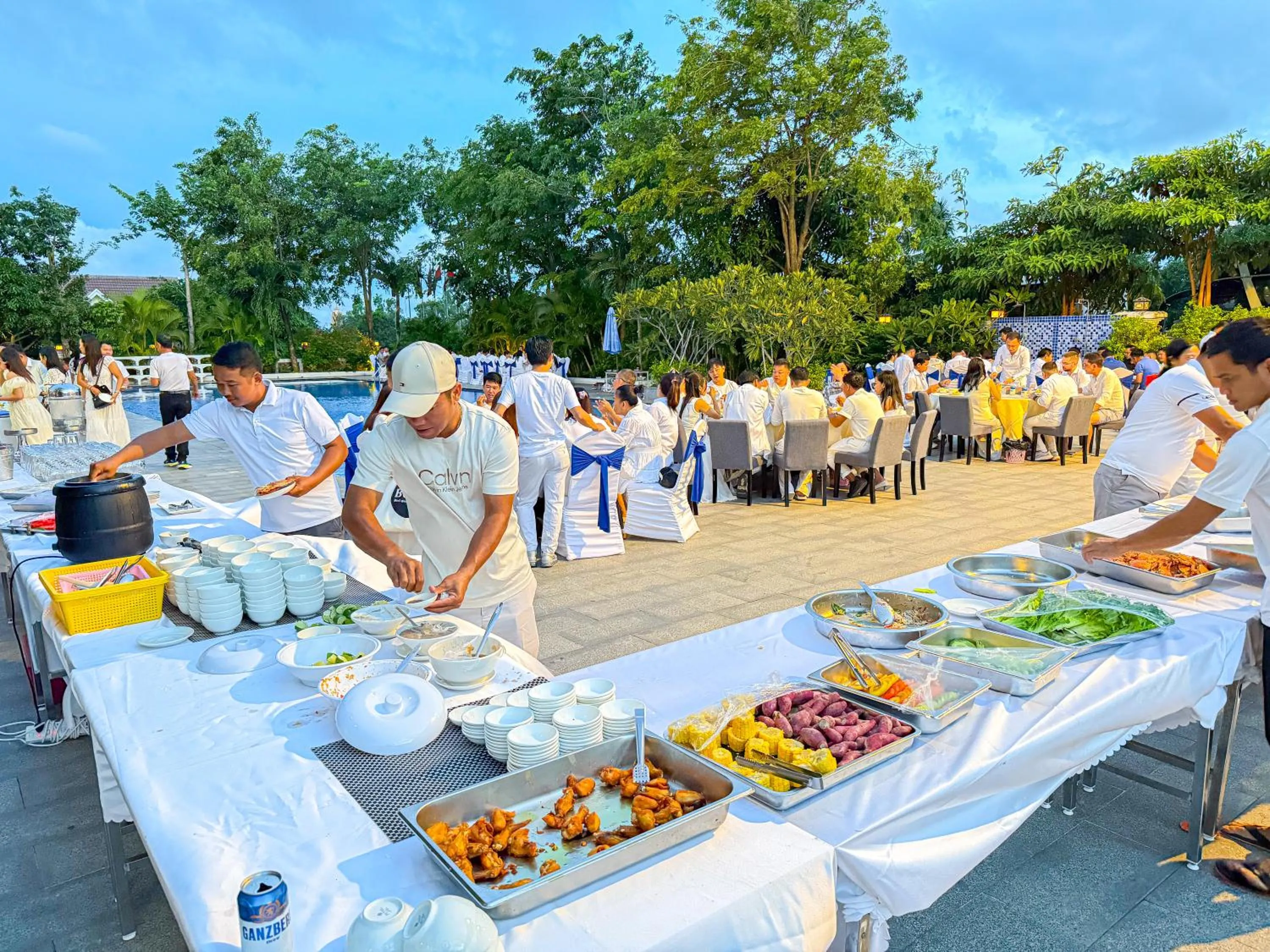 BBQ facilities in Sangkahak Mith Hotel