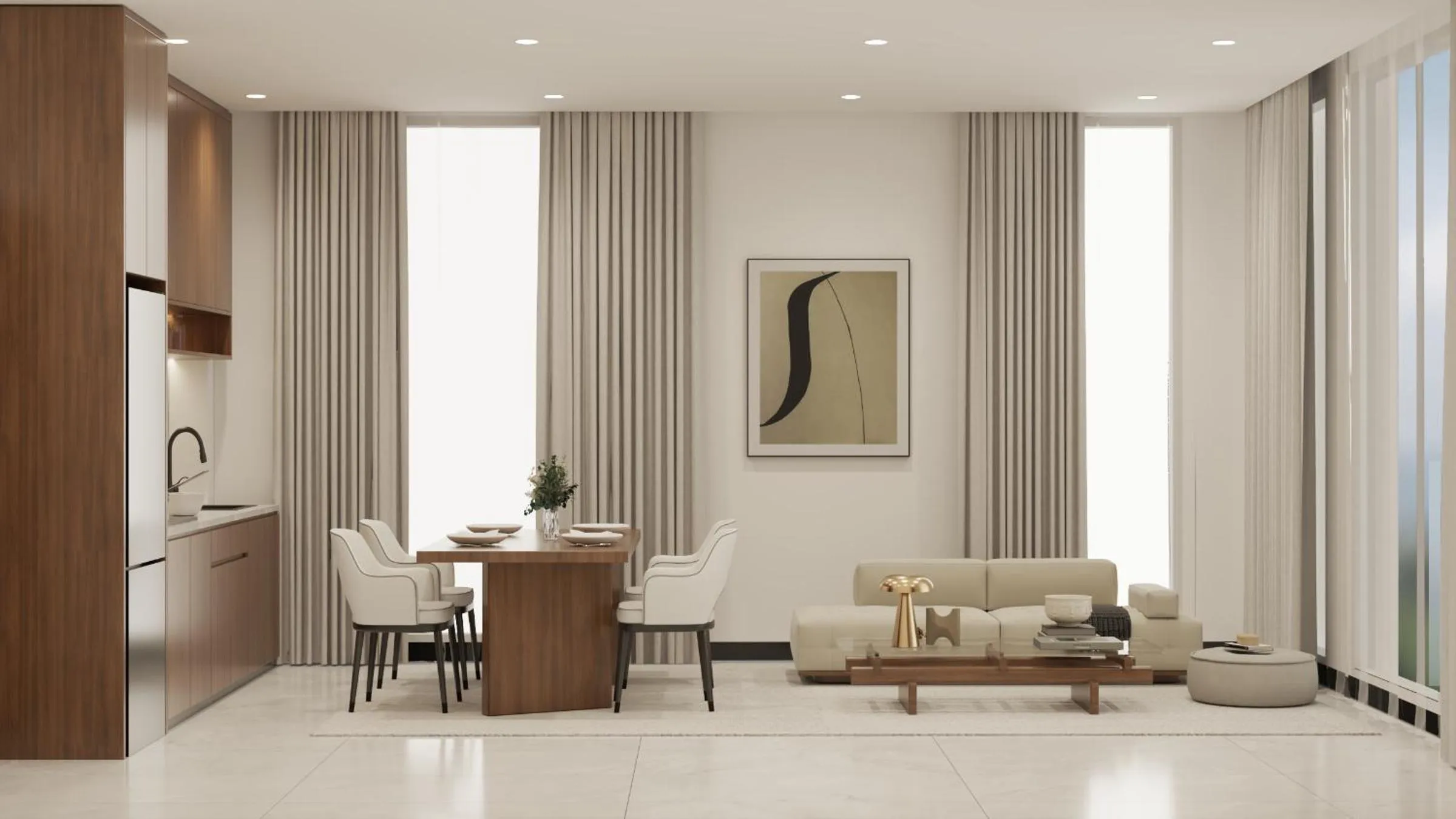 Living room in Sangkahak Mith Hotel