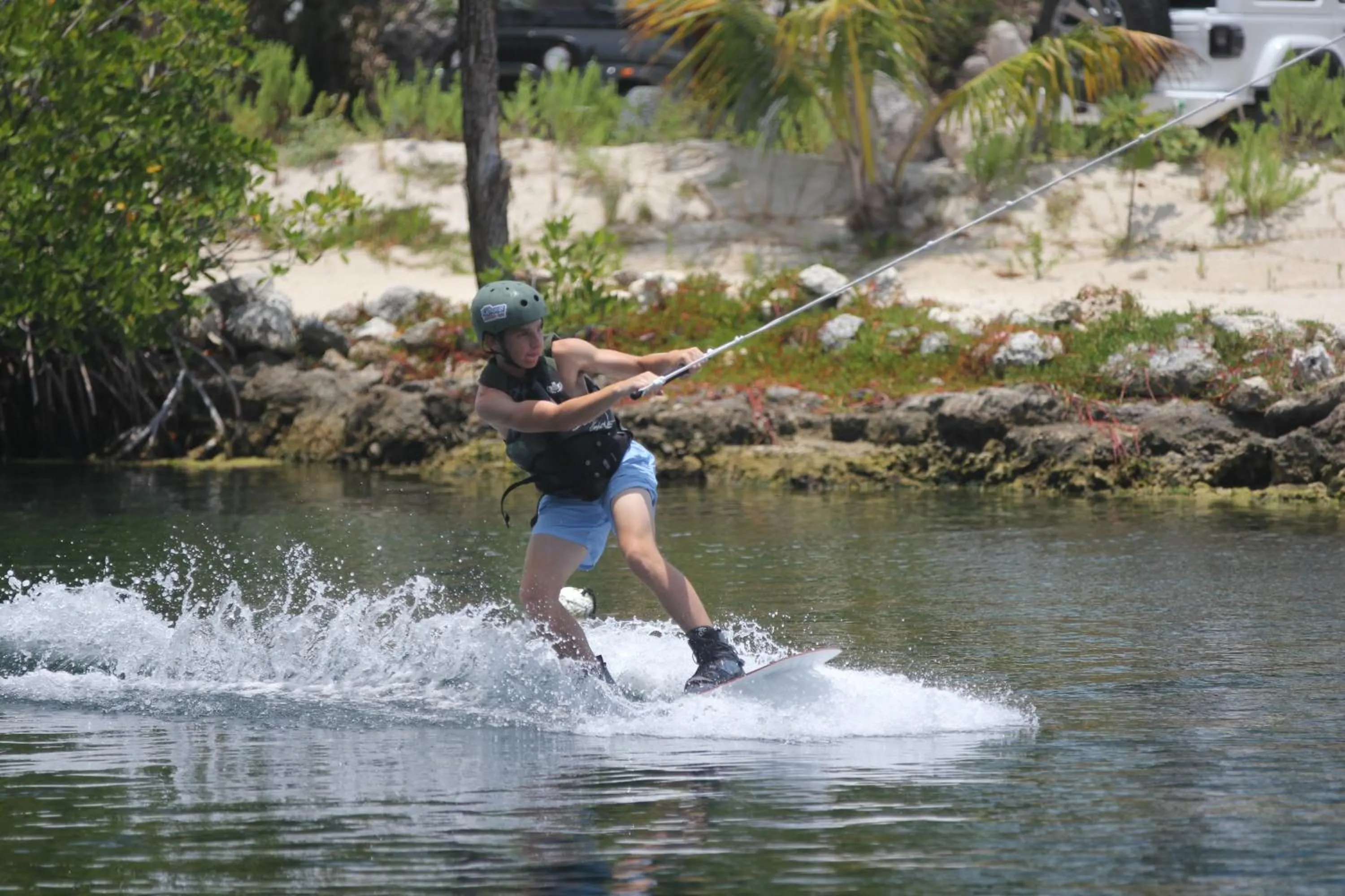 Aqua park in Grassy Flats Resort & Beach Club