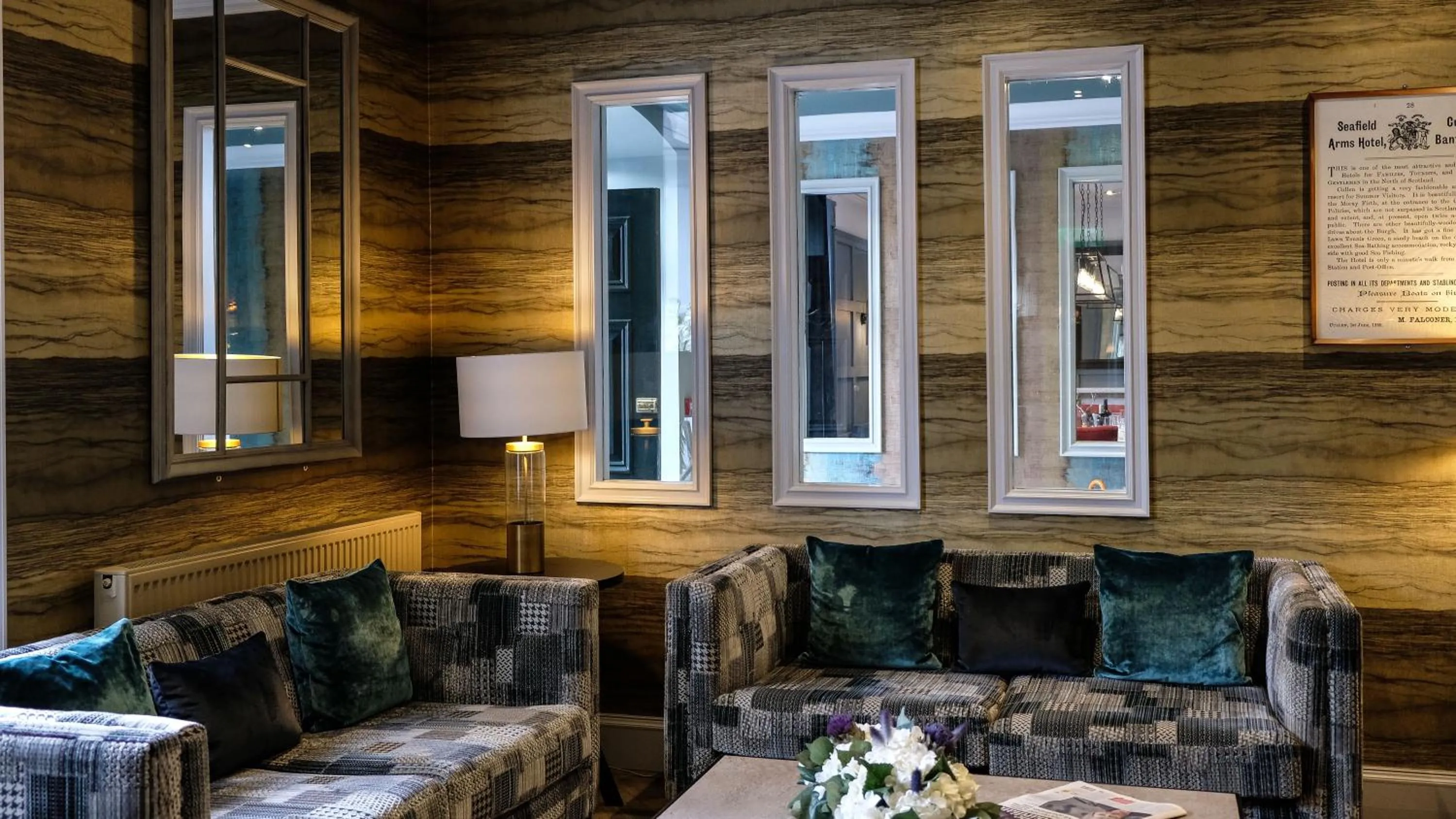 Lobby or reception in The Seafield Arms-Cullen