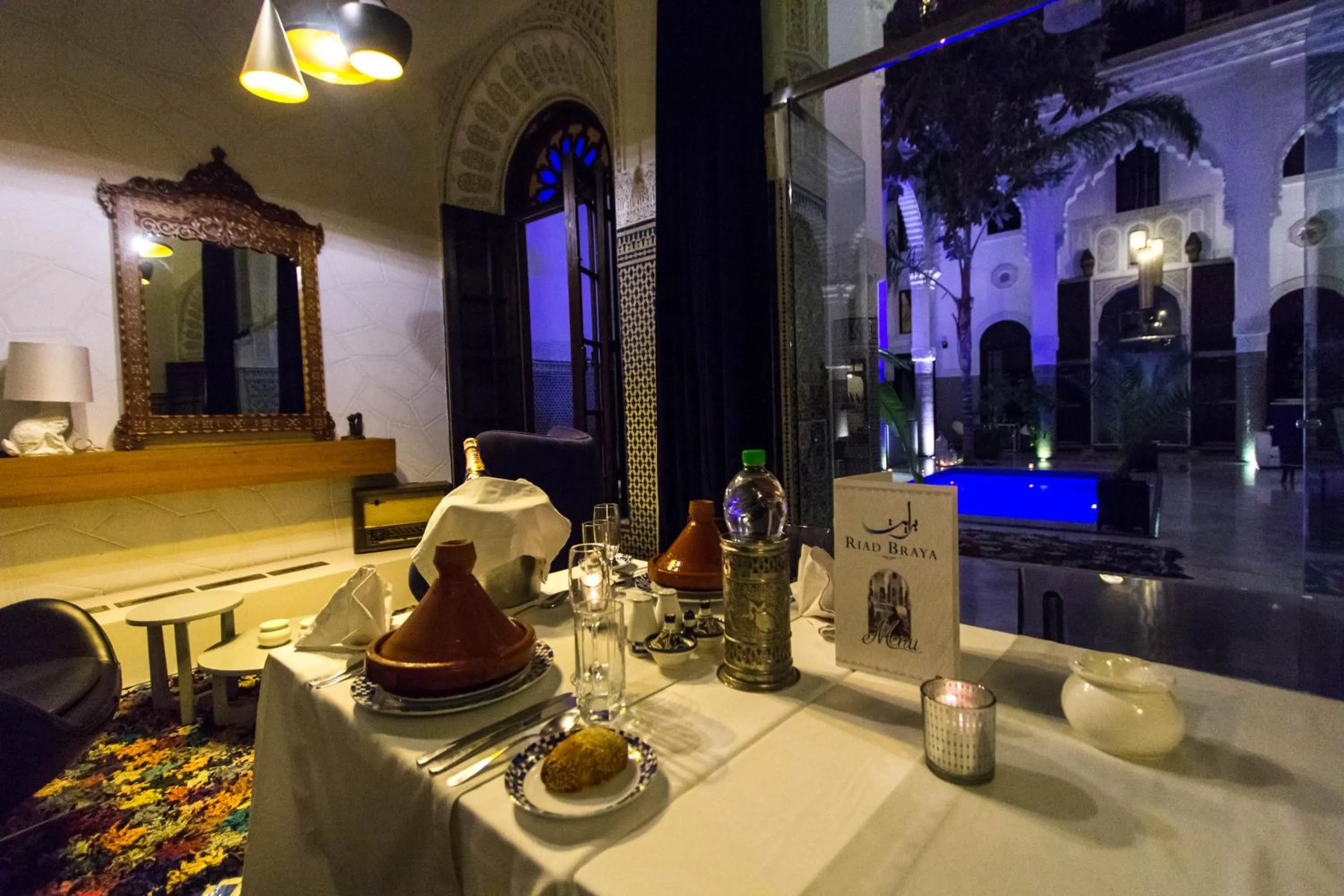 Dining area in Riad Braya