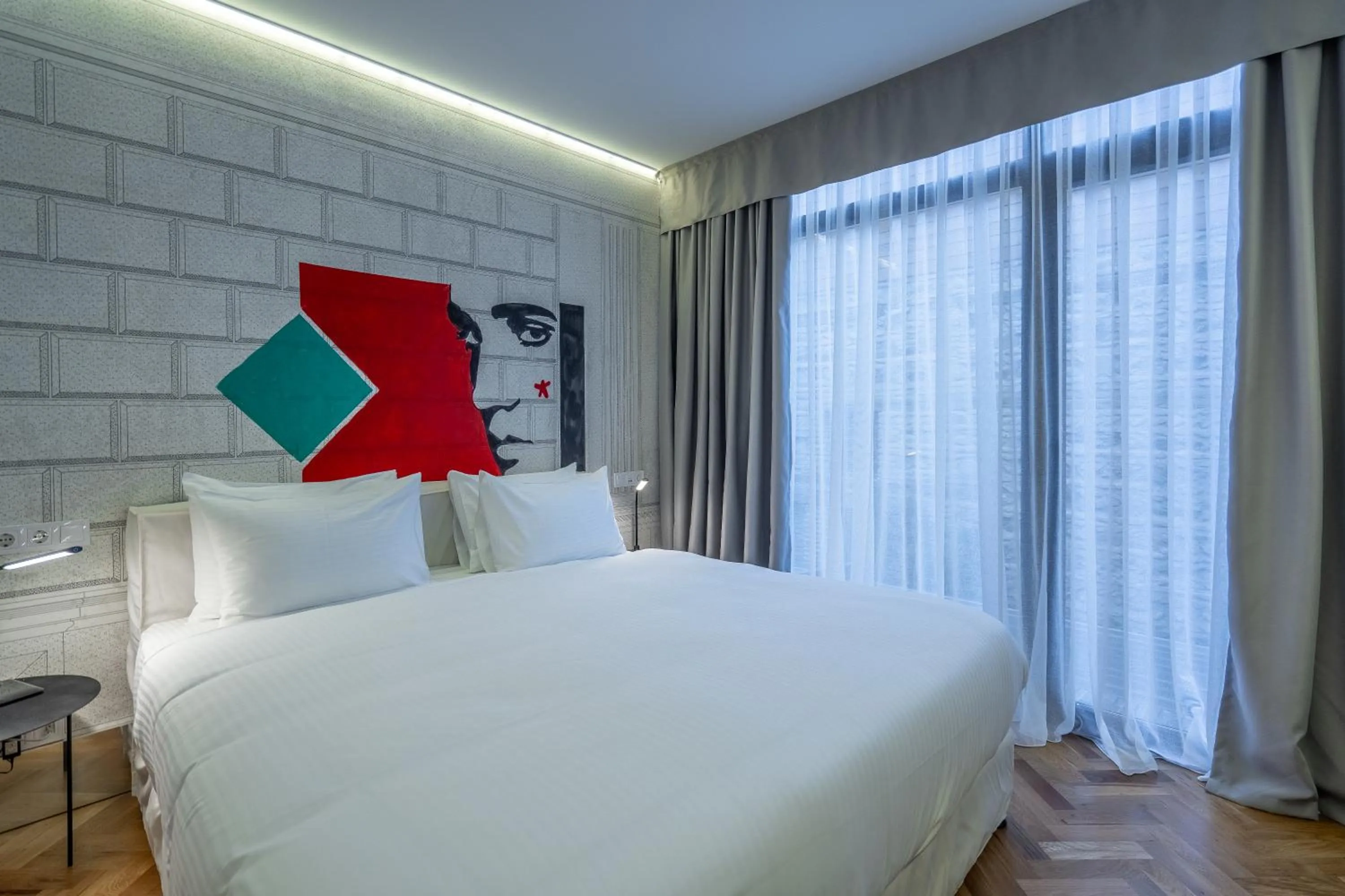 Bed in Platforma Design Hotel