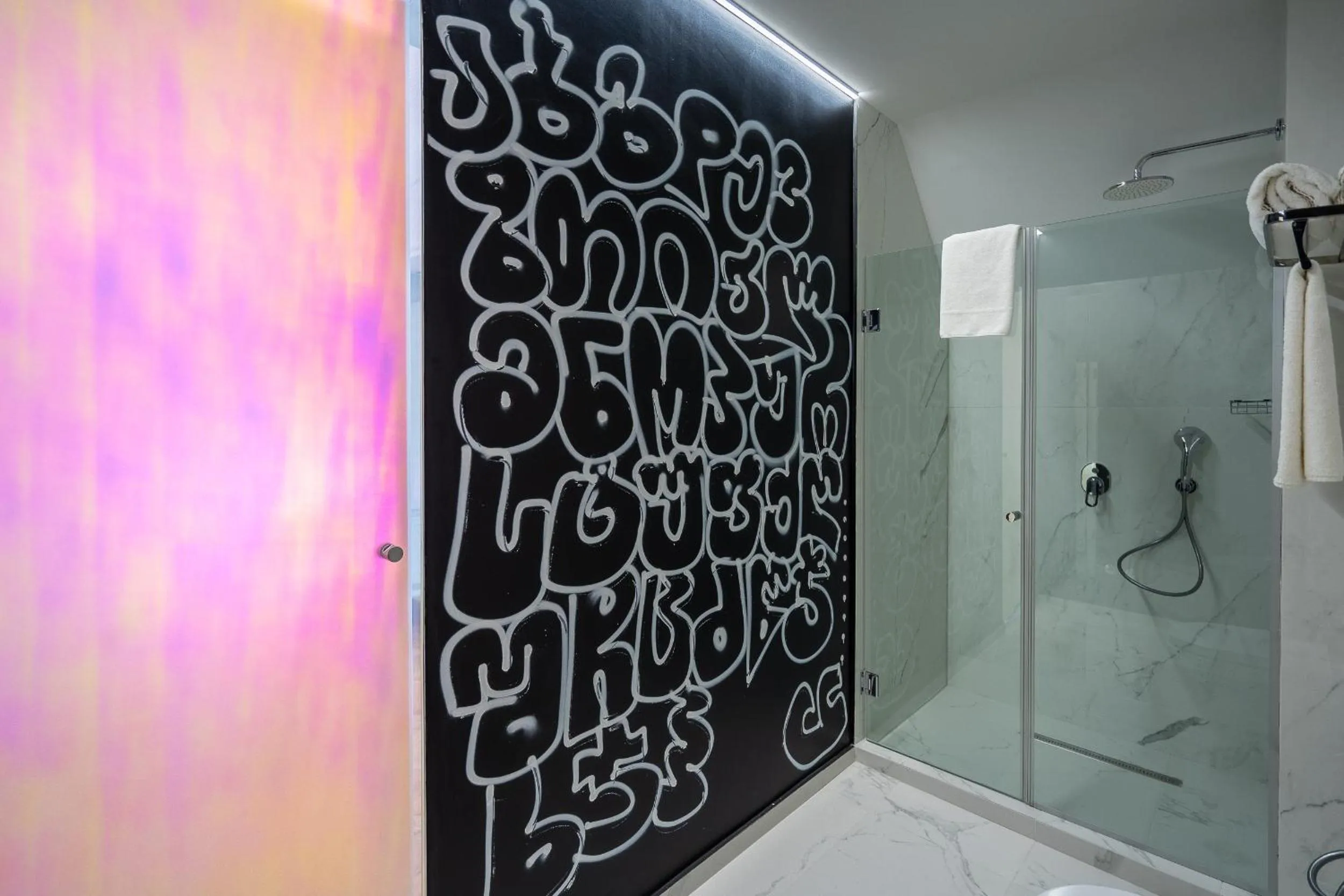 Bathroom in Platforma Design Hotel