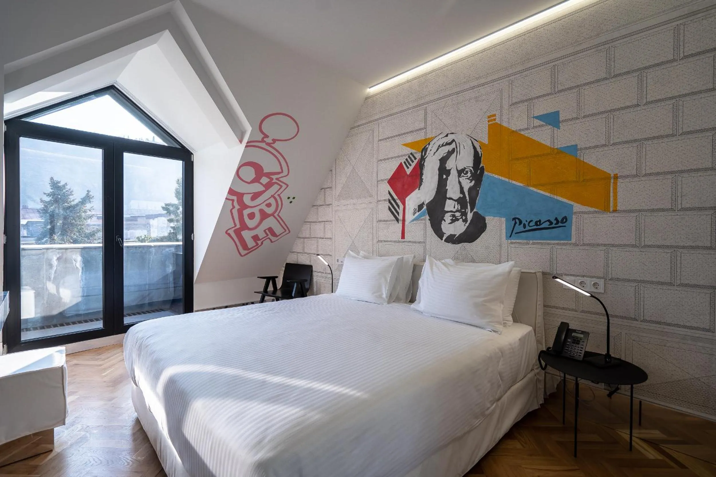 Bedroom, Bed in Platforma Design Hotel