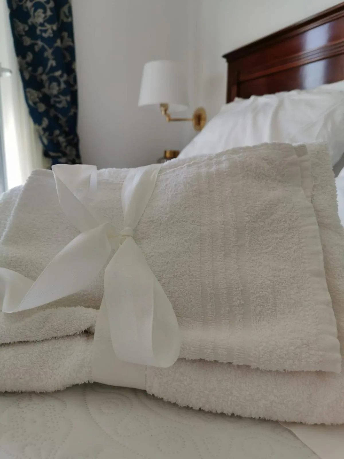 towels, Bed in B&B Le Torri