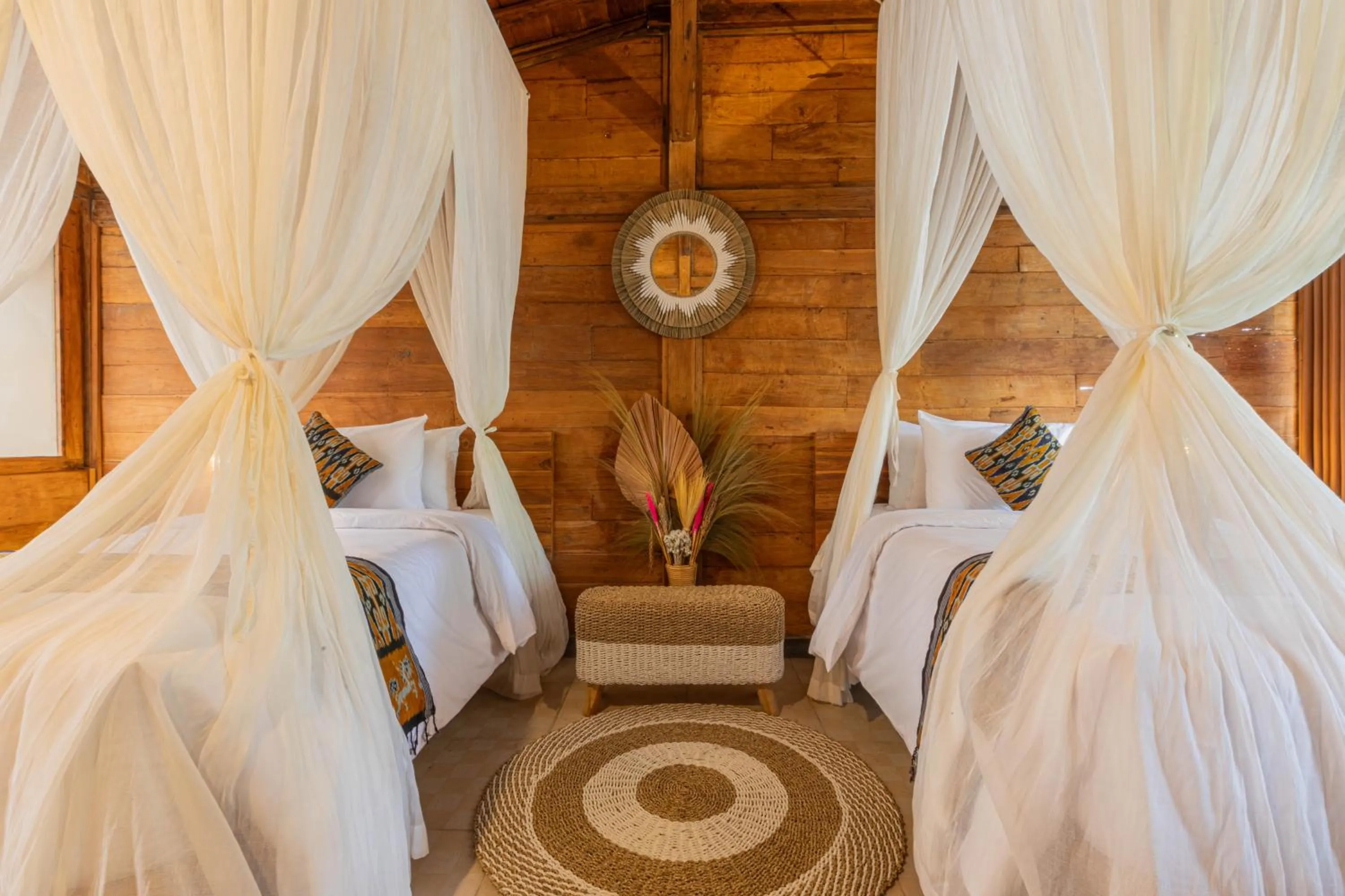 Bed in Jukung Cottage